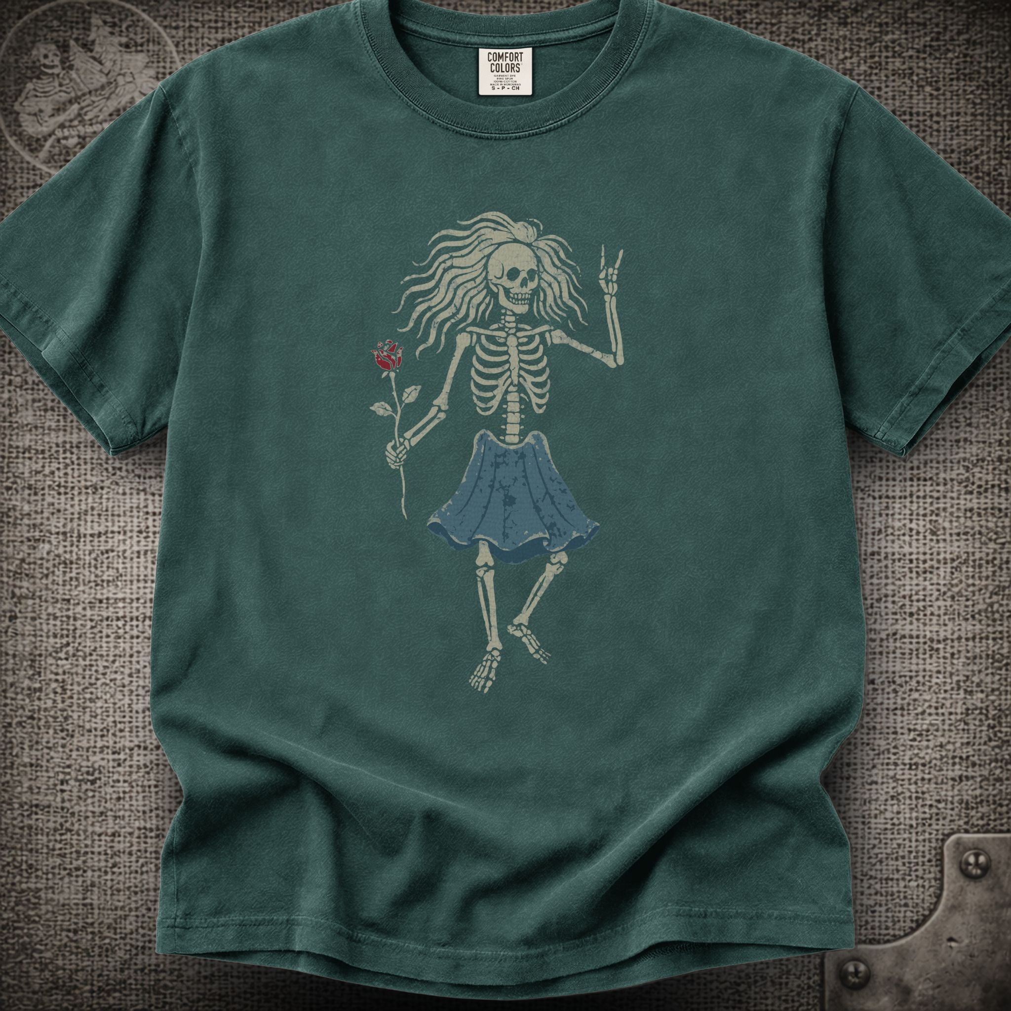 Rosebud Guitar | JGB & Grateful Dead Shakedown Lot Style T-Shirt