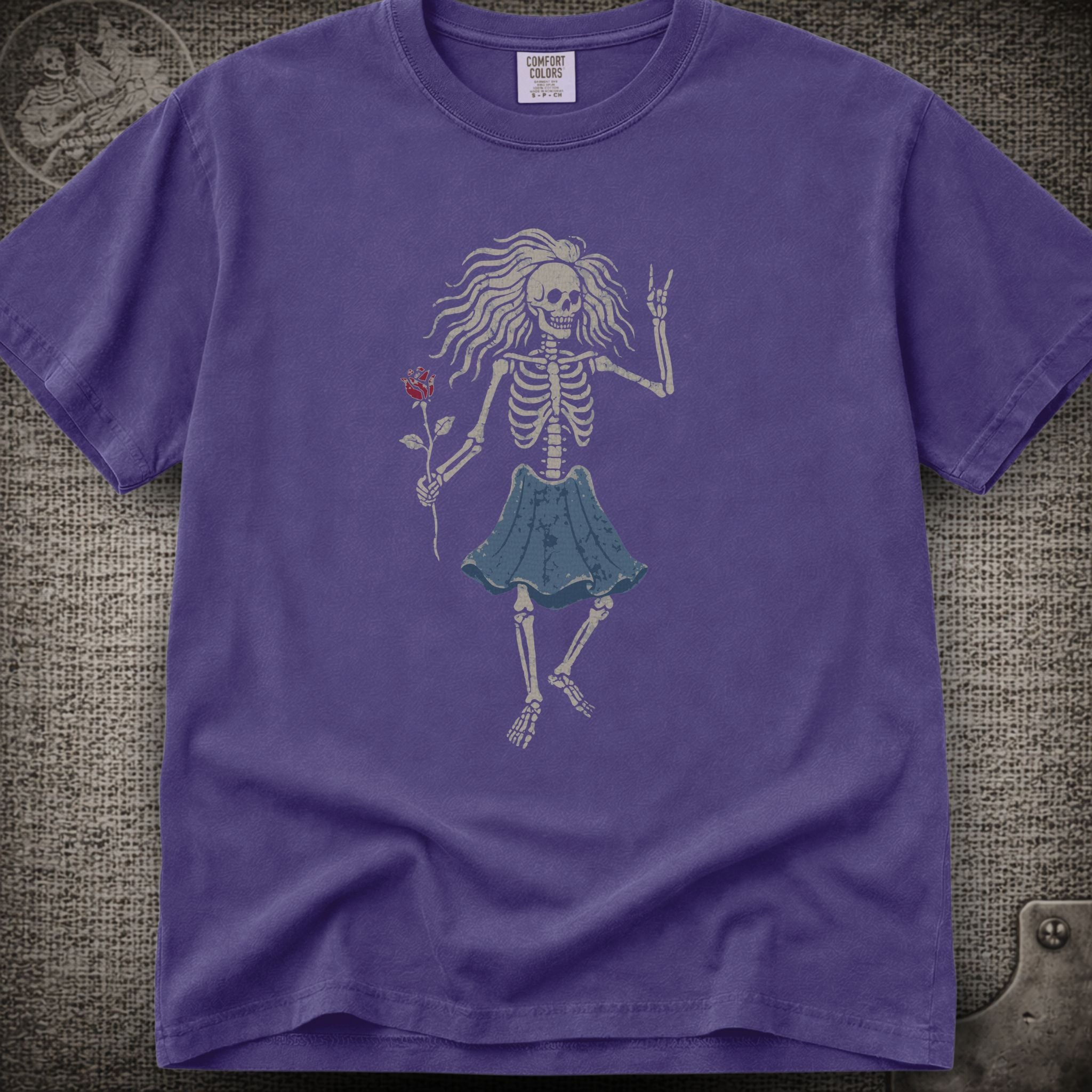 Rosebud Guitar | JGB & Grateful Dead Shakedown Lot Style T-Shirt
