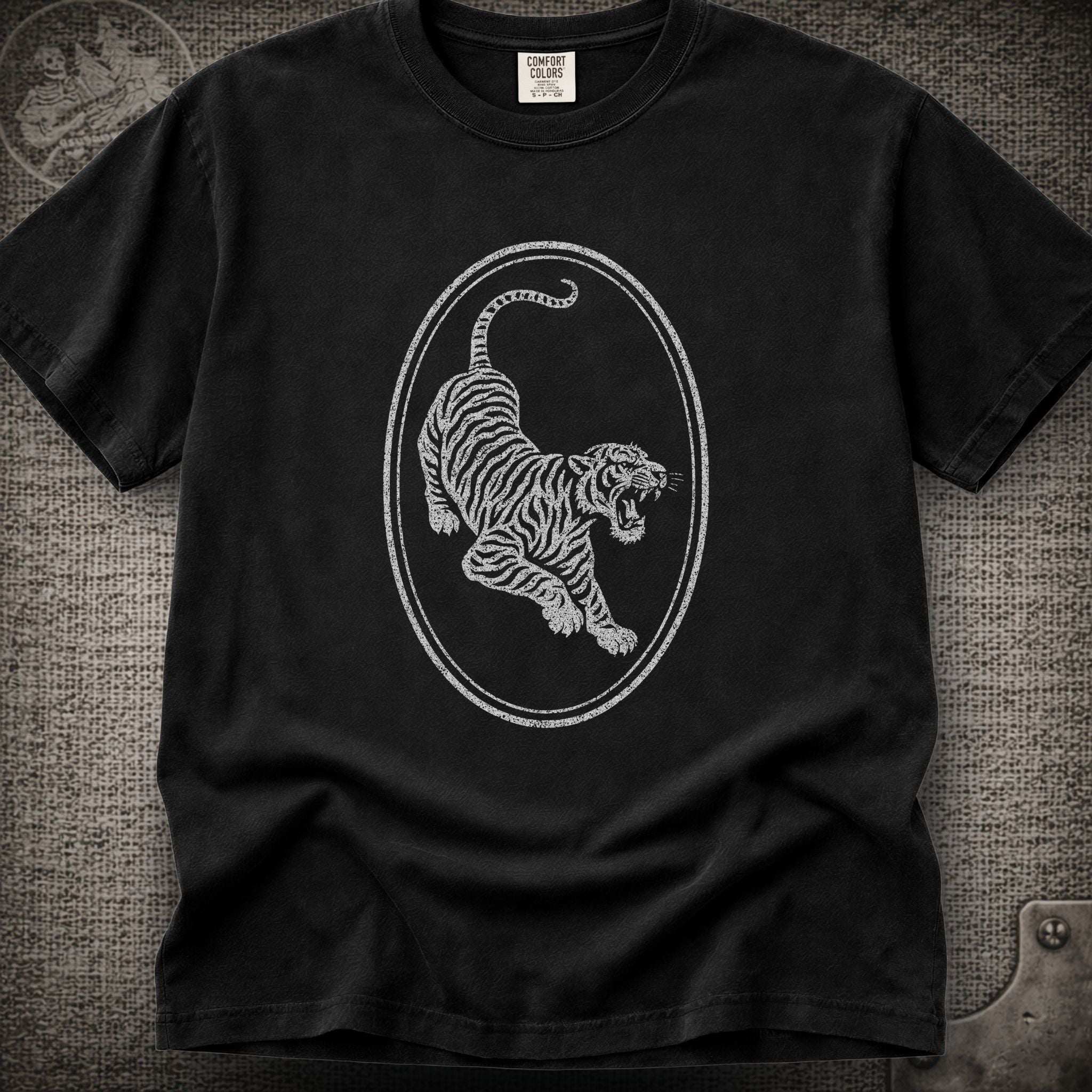 Tiger Guitar | Jerry Garcia Shakedown Lost Style T-Shirt