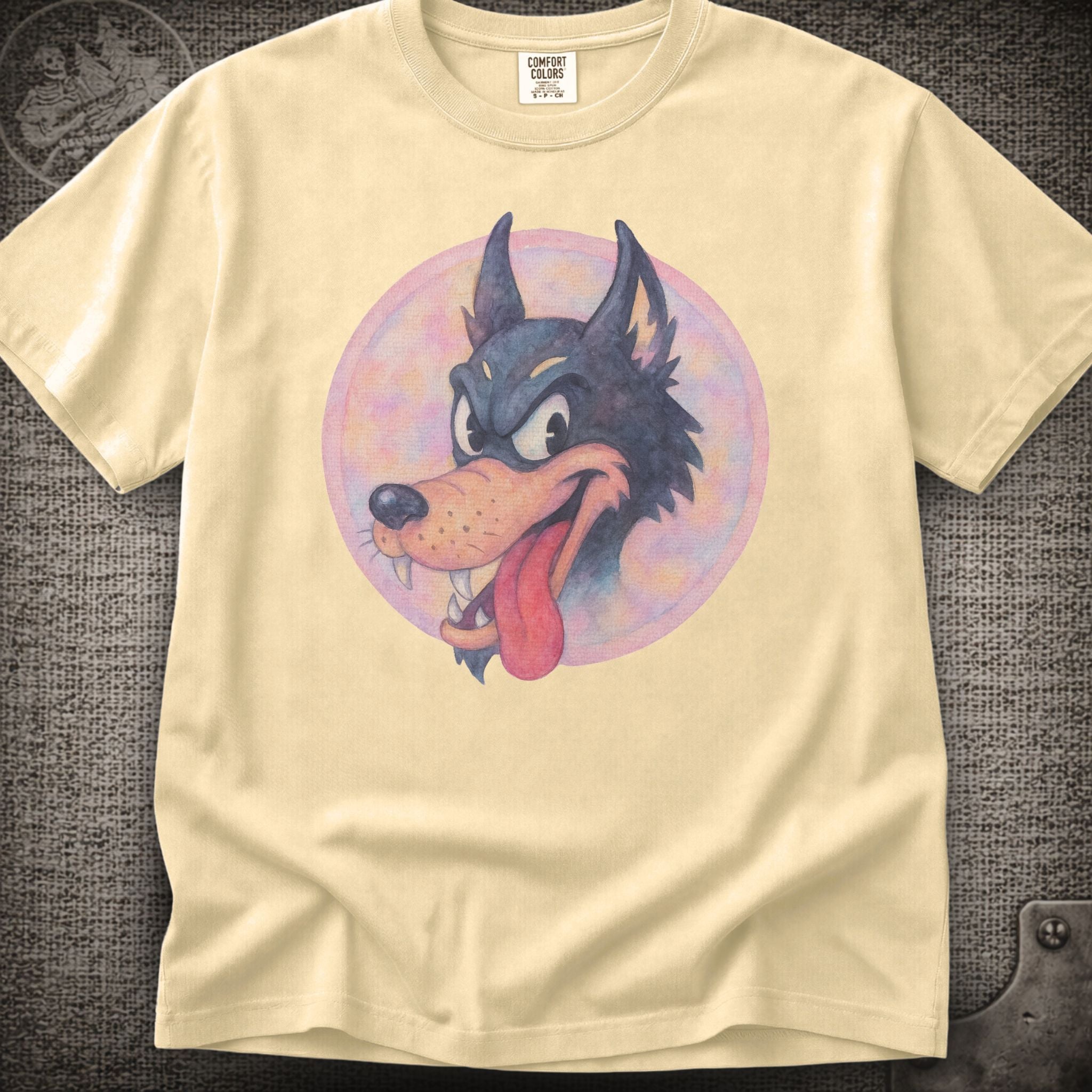 Jerry's Wolf in Pastel | Grateful Dead Shakedown Lot Style T-Shirt