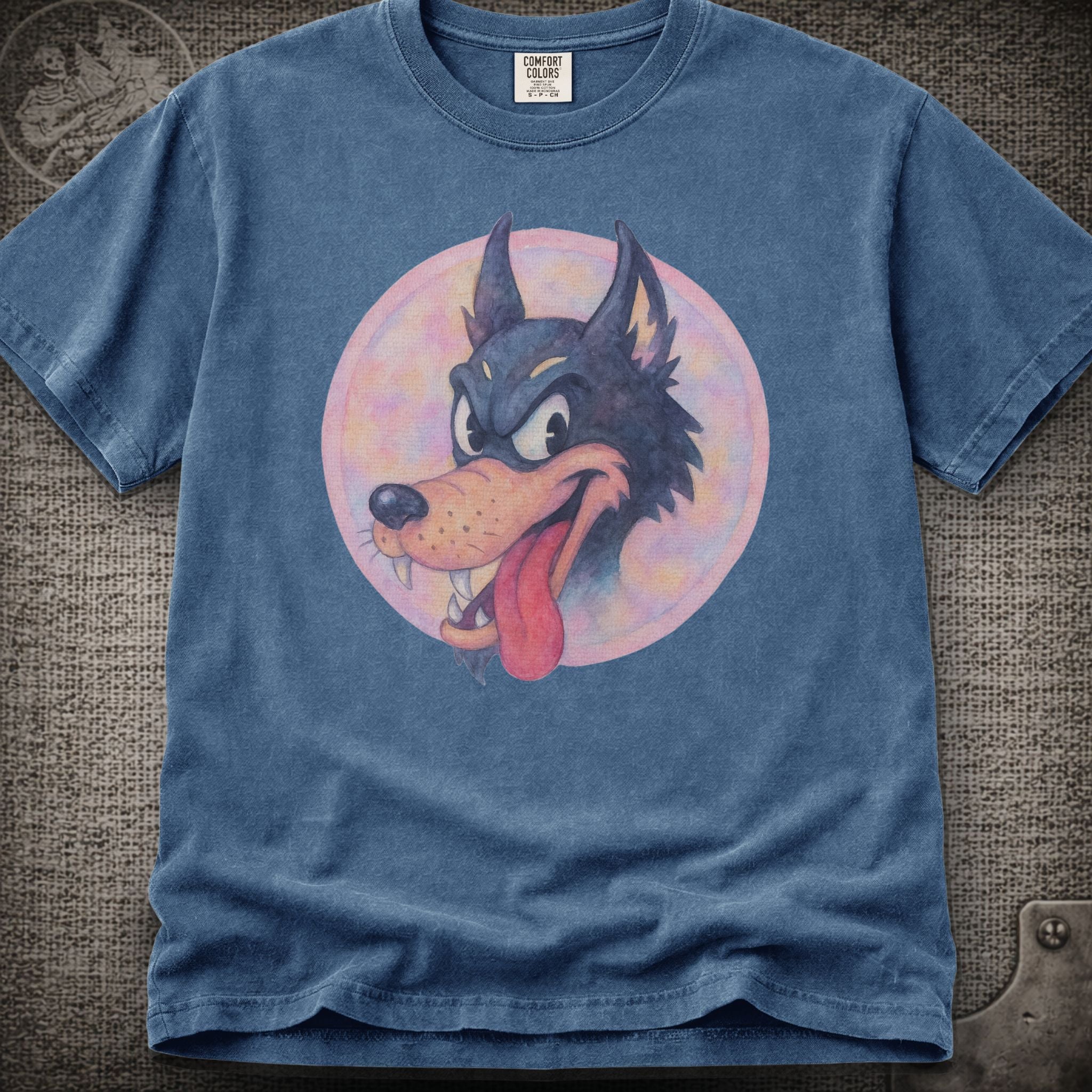 Jerry's Wolf in Pastel | Grateful Dead Shakedown Lot Style T-Shirt