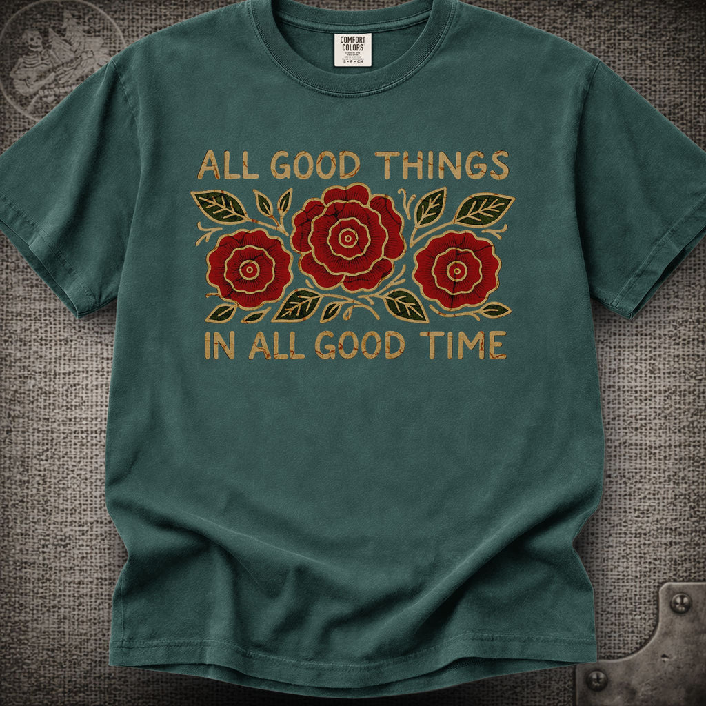 Run for the Roses | Jerry Garcia Band Shakedown Lot Style T-Shirt