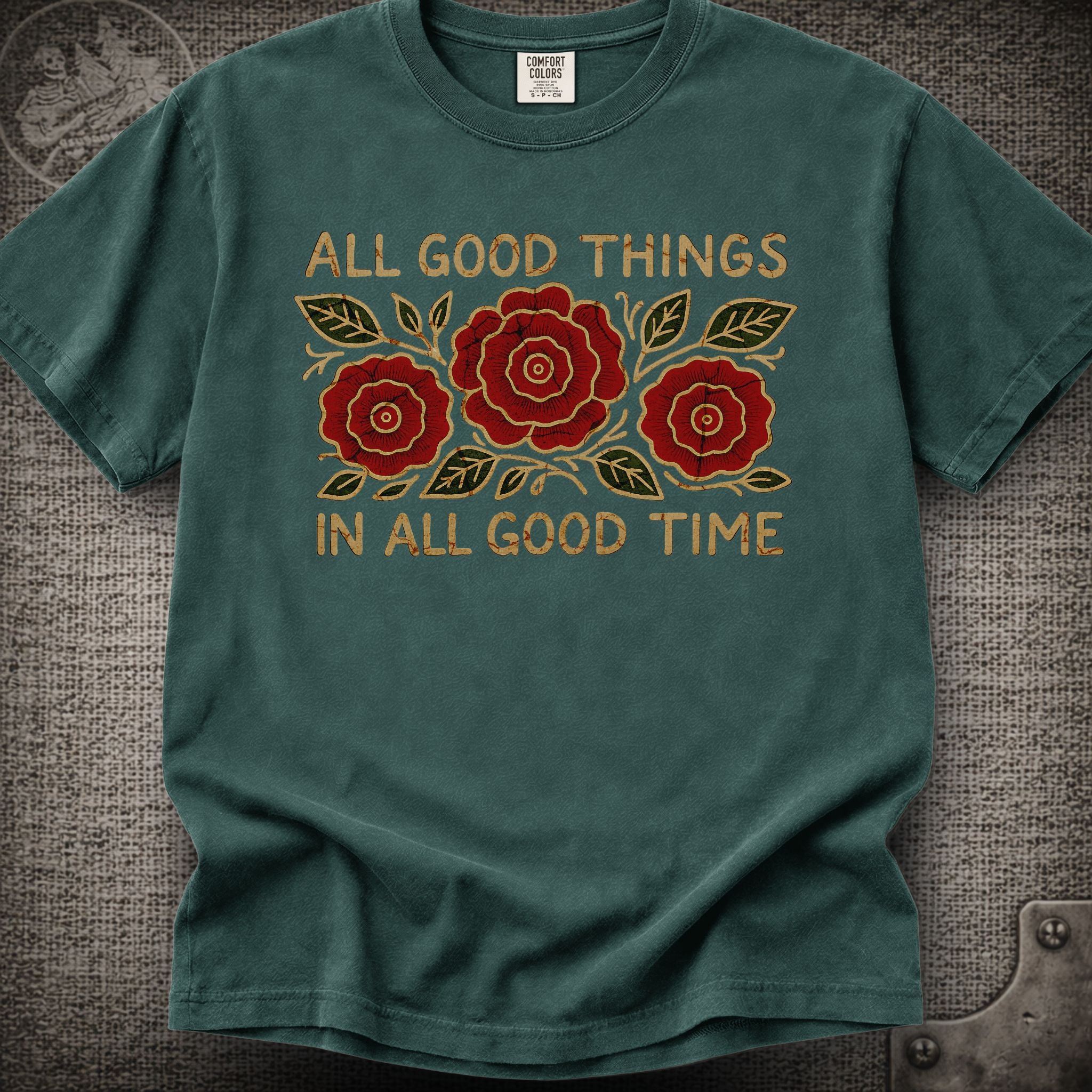 Run for the Roses | Jerry Garcia Band Shakedown Lot Style T-Shirt