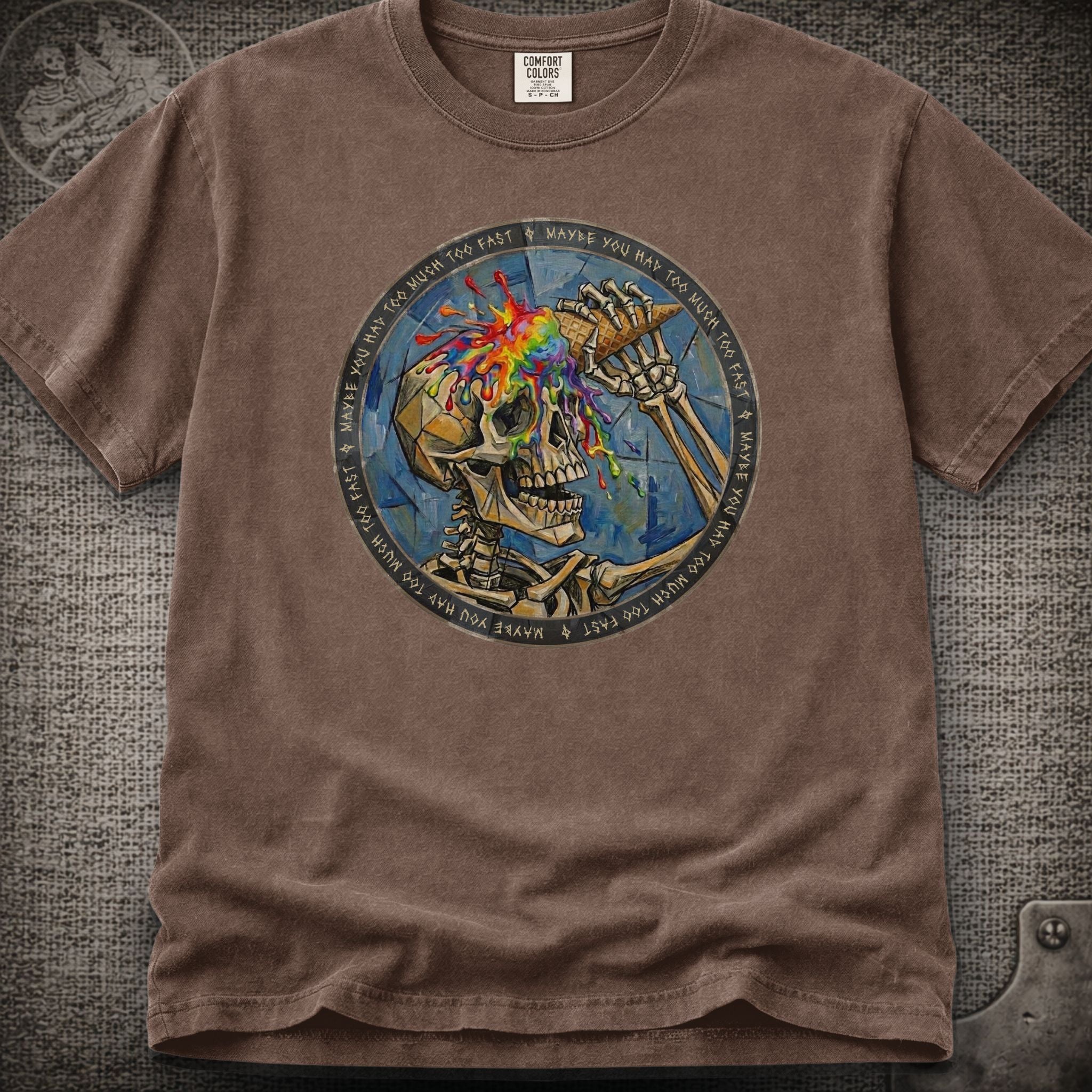 Ice Cream Skeleton | Grateful Dead Shakedown Street T-Shirt