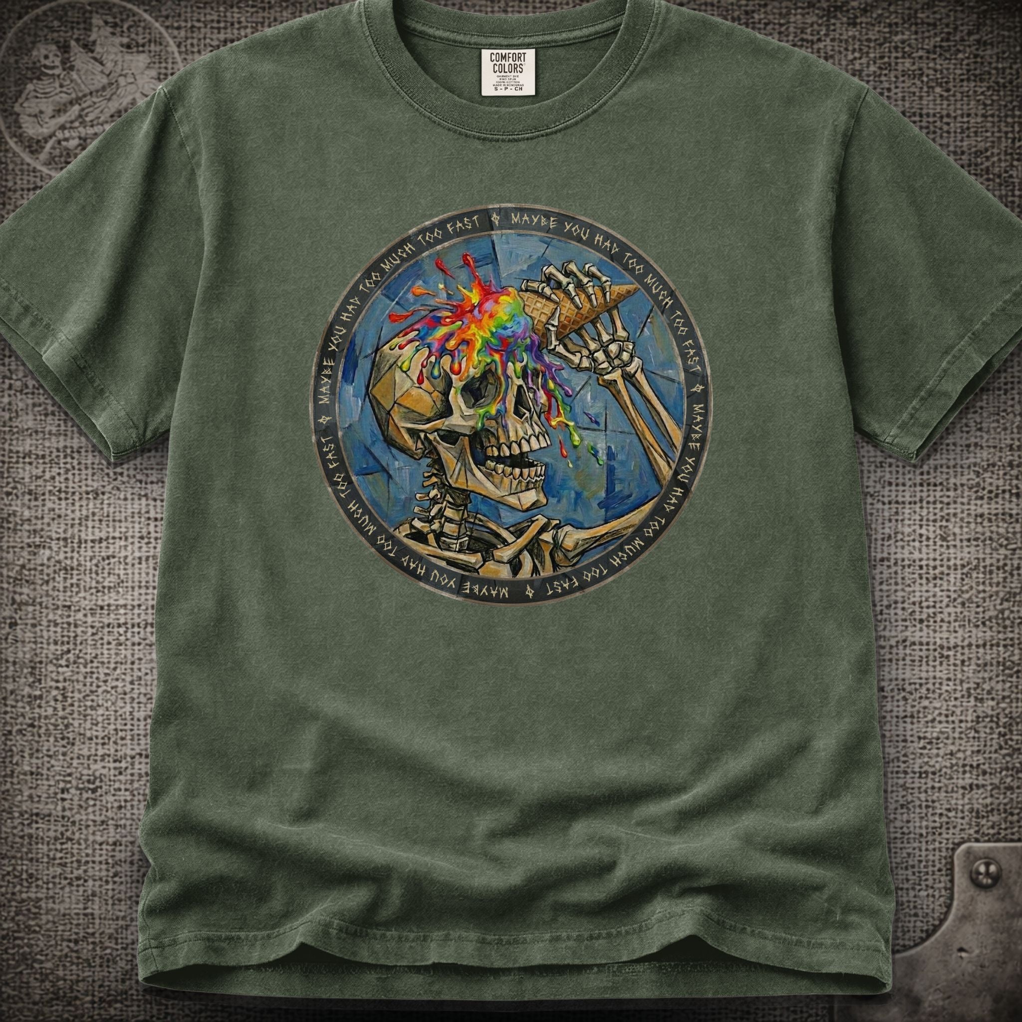 Ice Cream Skeleton | Grateful Dead Shakedown Street T-Shirt