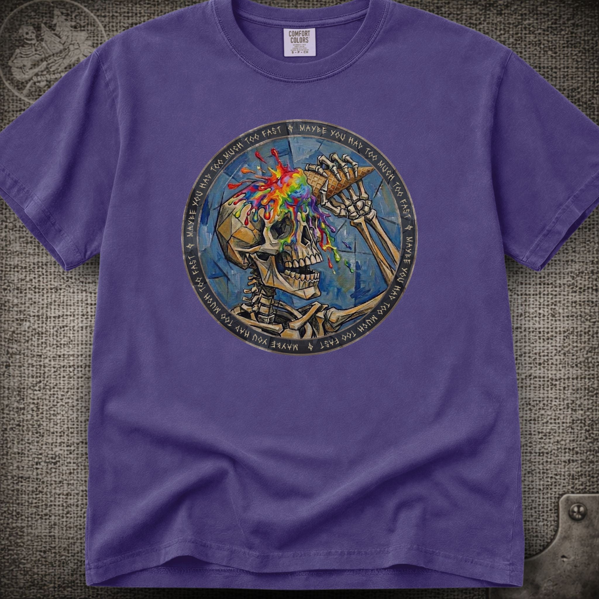 Ice Cream Skeleton | Grateful Dead Shakedown Street T-Shirt