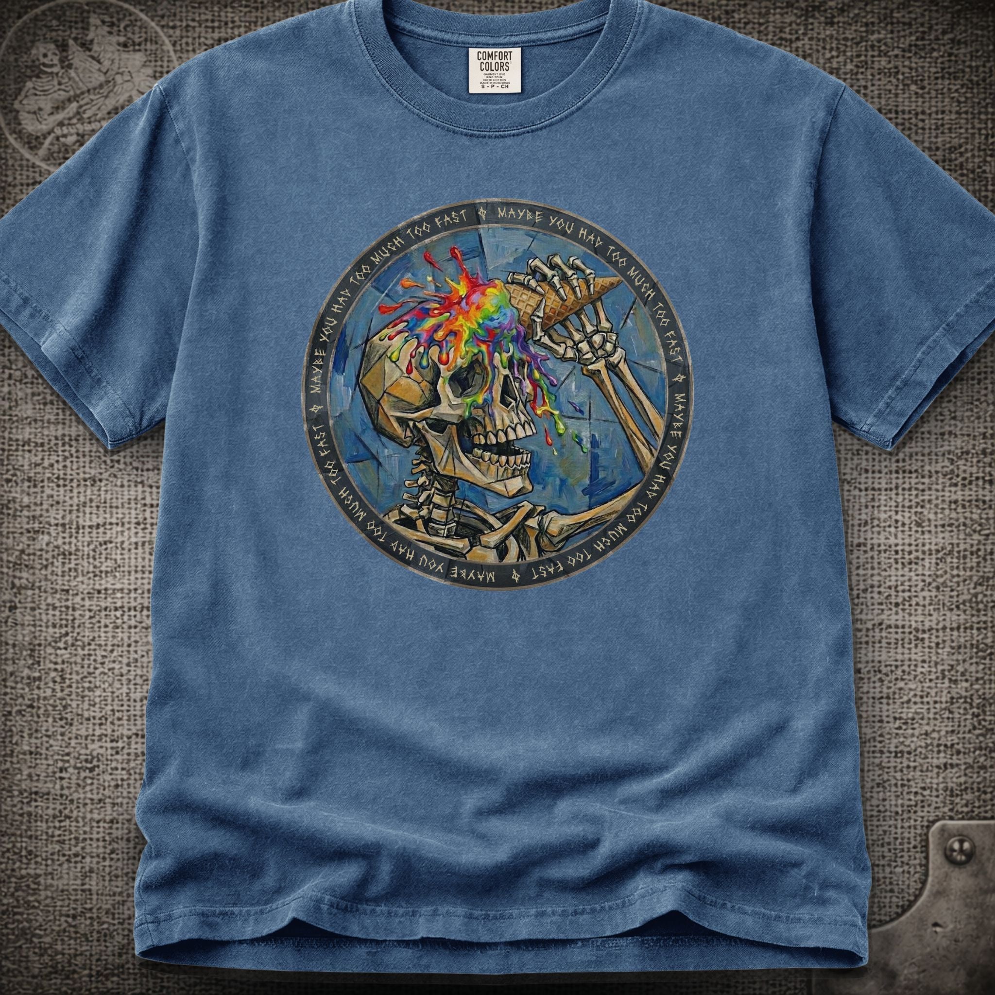 Ice Cream Skeleton | Grateful Dead Shakedown Street T-Shirt