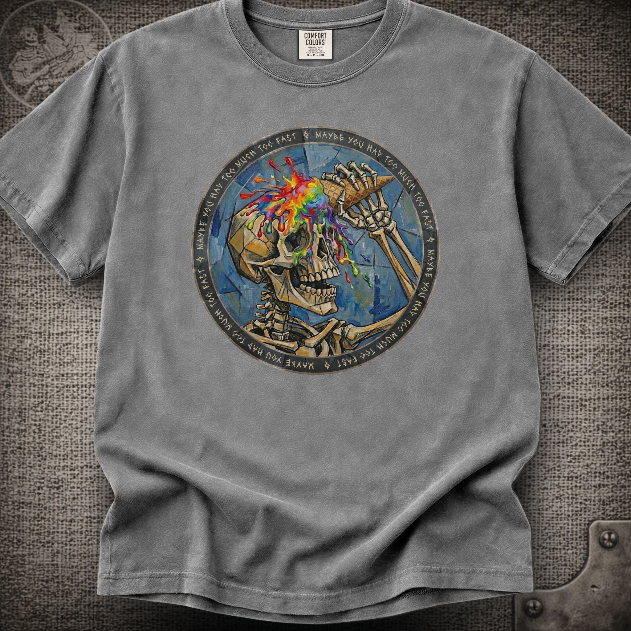 Ice Cream Skeleton | Grateful Dead Shakedown Street T-Shirt