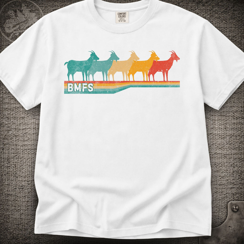 BMFS Retro Goats | Billy Strings Shakedown Lot Style T-Shirt