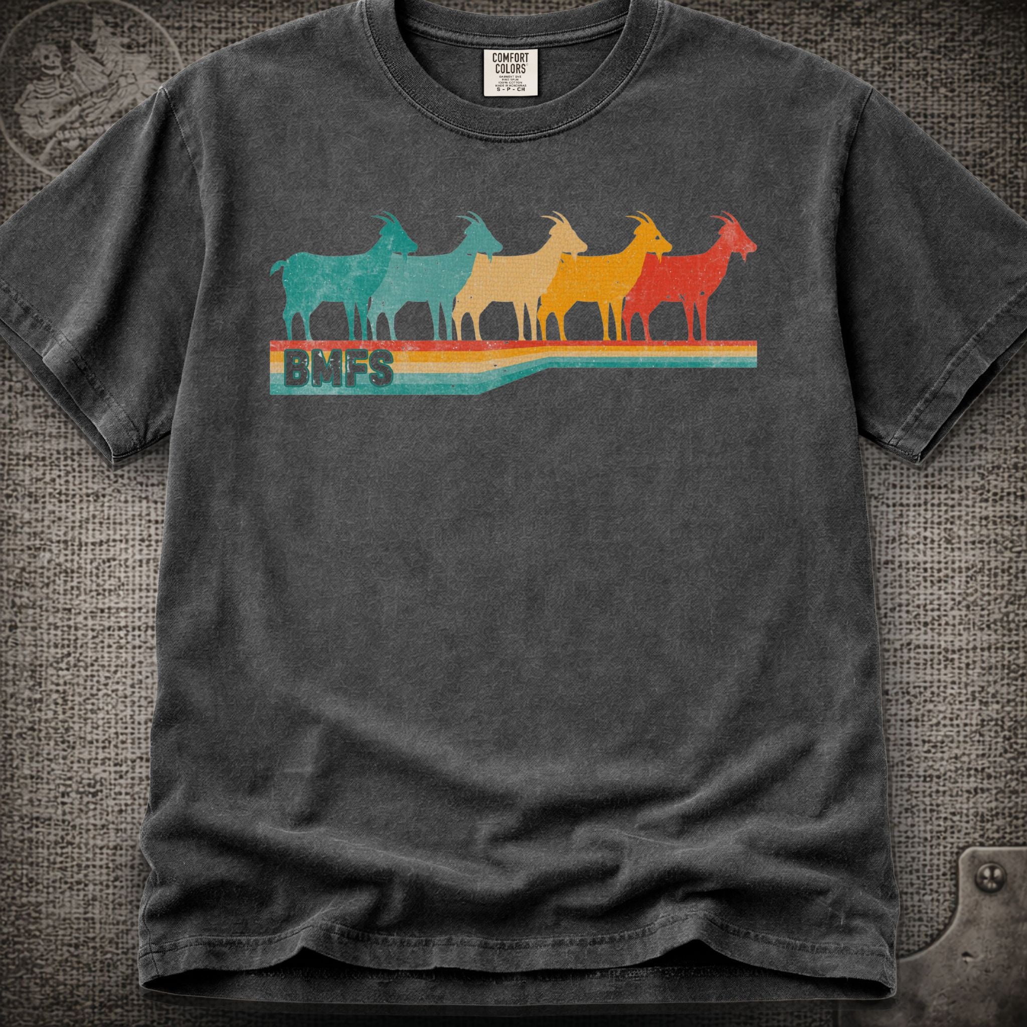 BMFS Retro Goats | Billy Strings Shakedown Lot Style T-Shirt