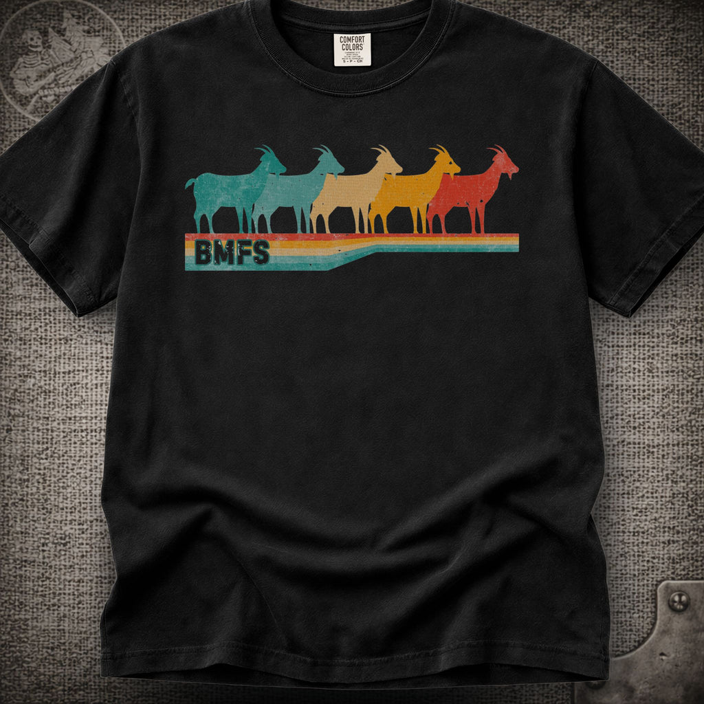 BMFS Retro Goats | Billy Strings Shakedown Lot Style T-Shirt