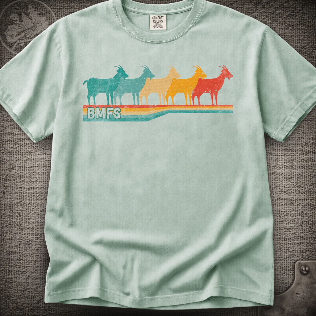 BMFS Retro Goats | Billy Strings Shakedown Lot Style T-Shirt