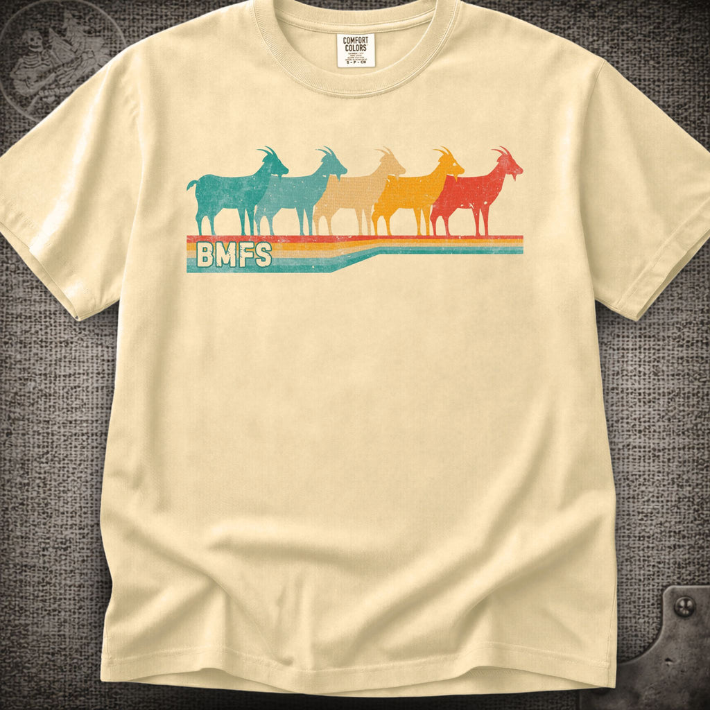 BMFS Retro Goats | Billy Strings Shakedown Lot Style T-Shirt