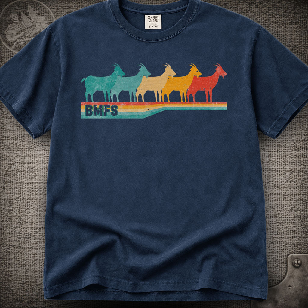 BMFS Retro Goats | Billy Strings Shakedown Lot Style T-Shirt