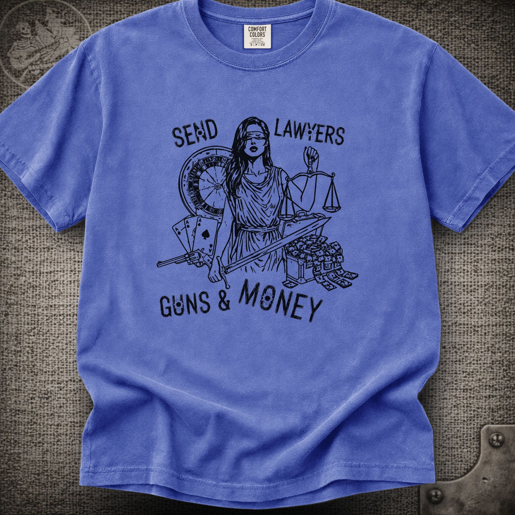 Lawyers Guns and Money | Warren Zevon | Widespread Panic Shakedown Lot T-Shirt