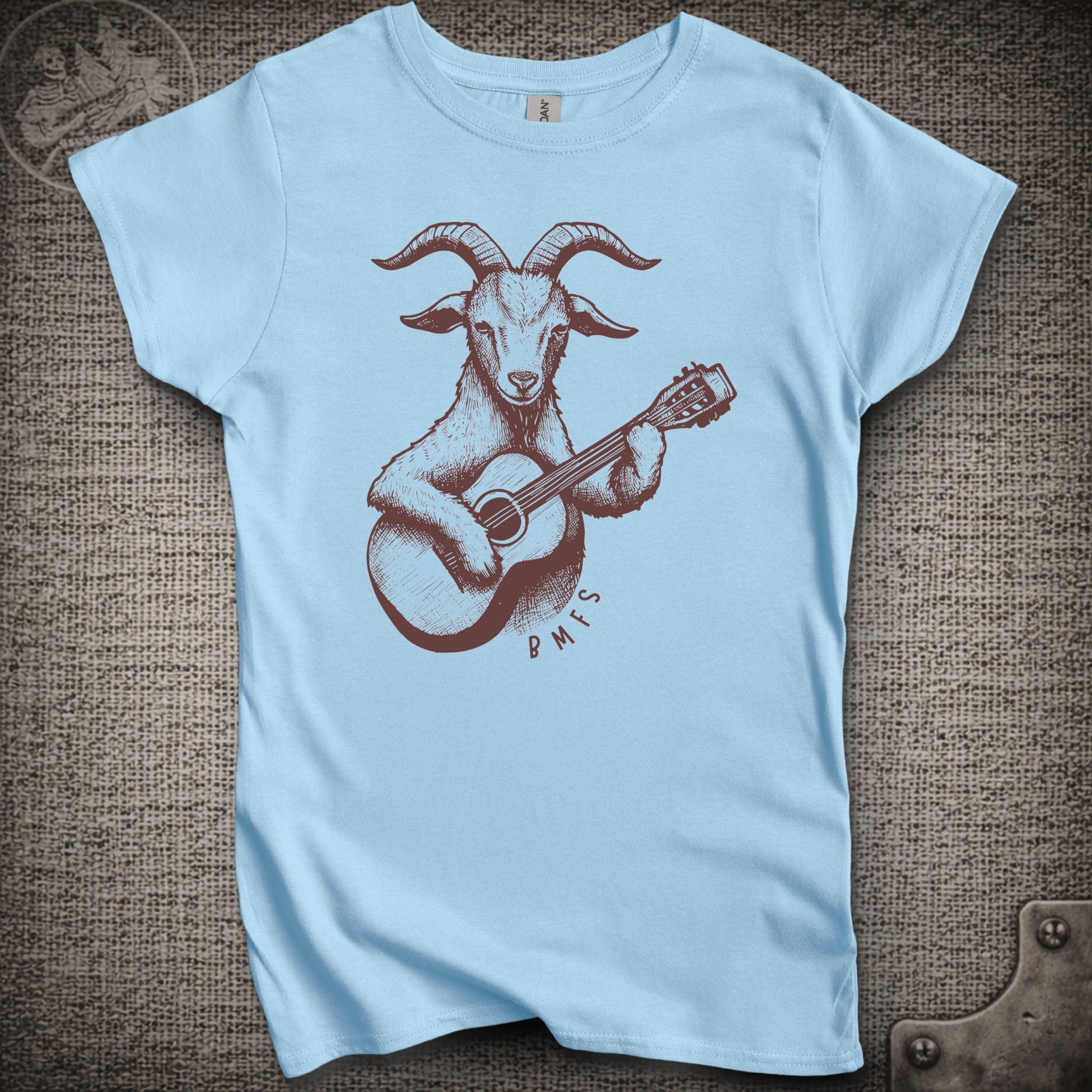 Goat and Guitar | Women's Cut Billy Strings Shakedown Lot T-Shirt