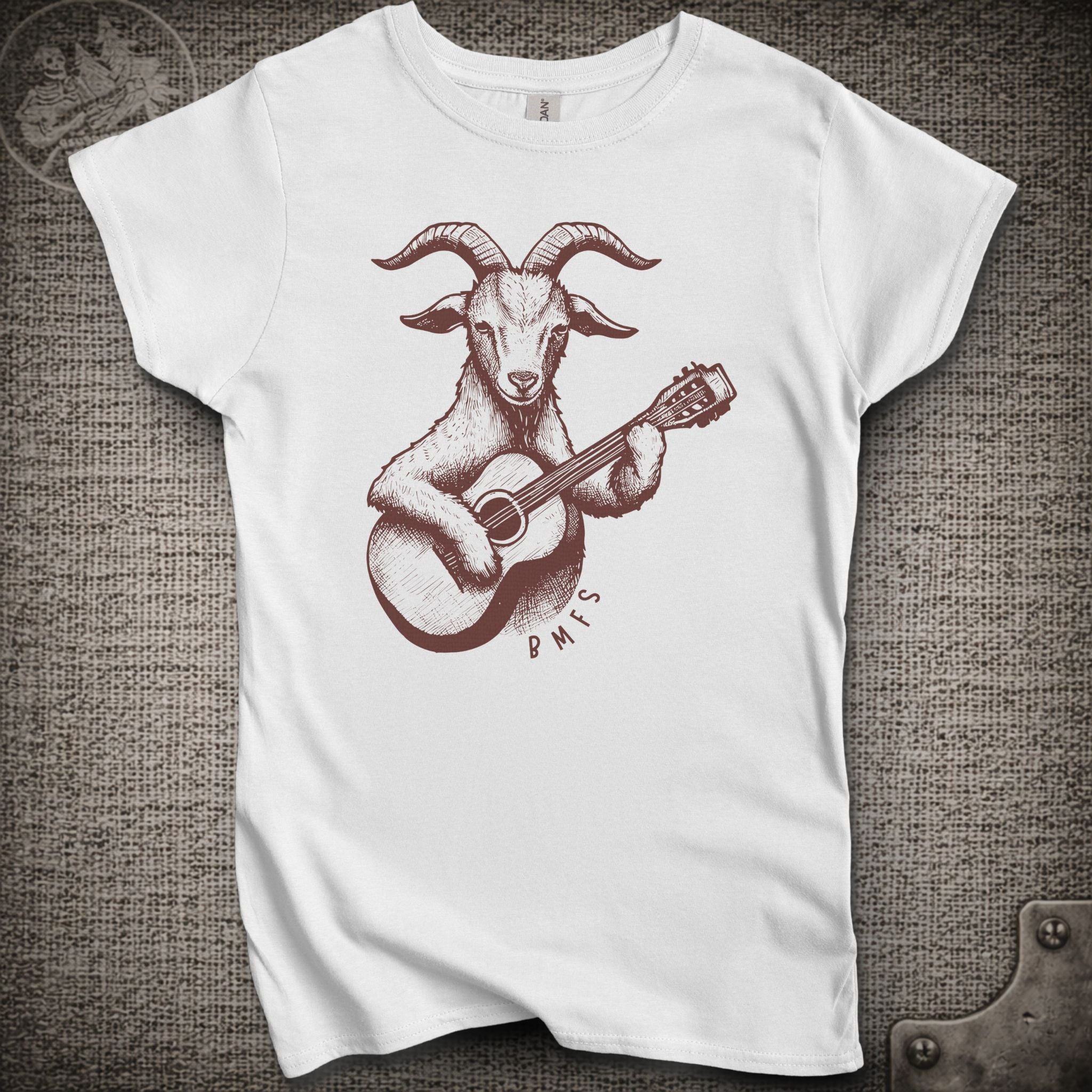 Goat and Guitar | Women's Cut Billy Strings Shakedown Lot T-Shirt