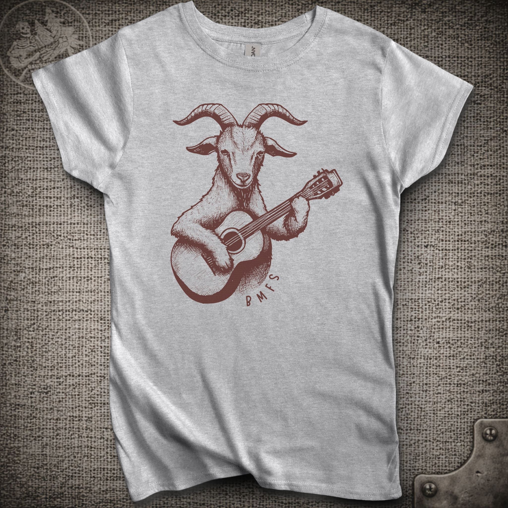 Goat and Guitar | Women's Cut Billy Strings Shakedown Lot T-Shirt