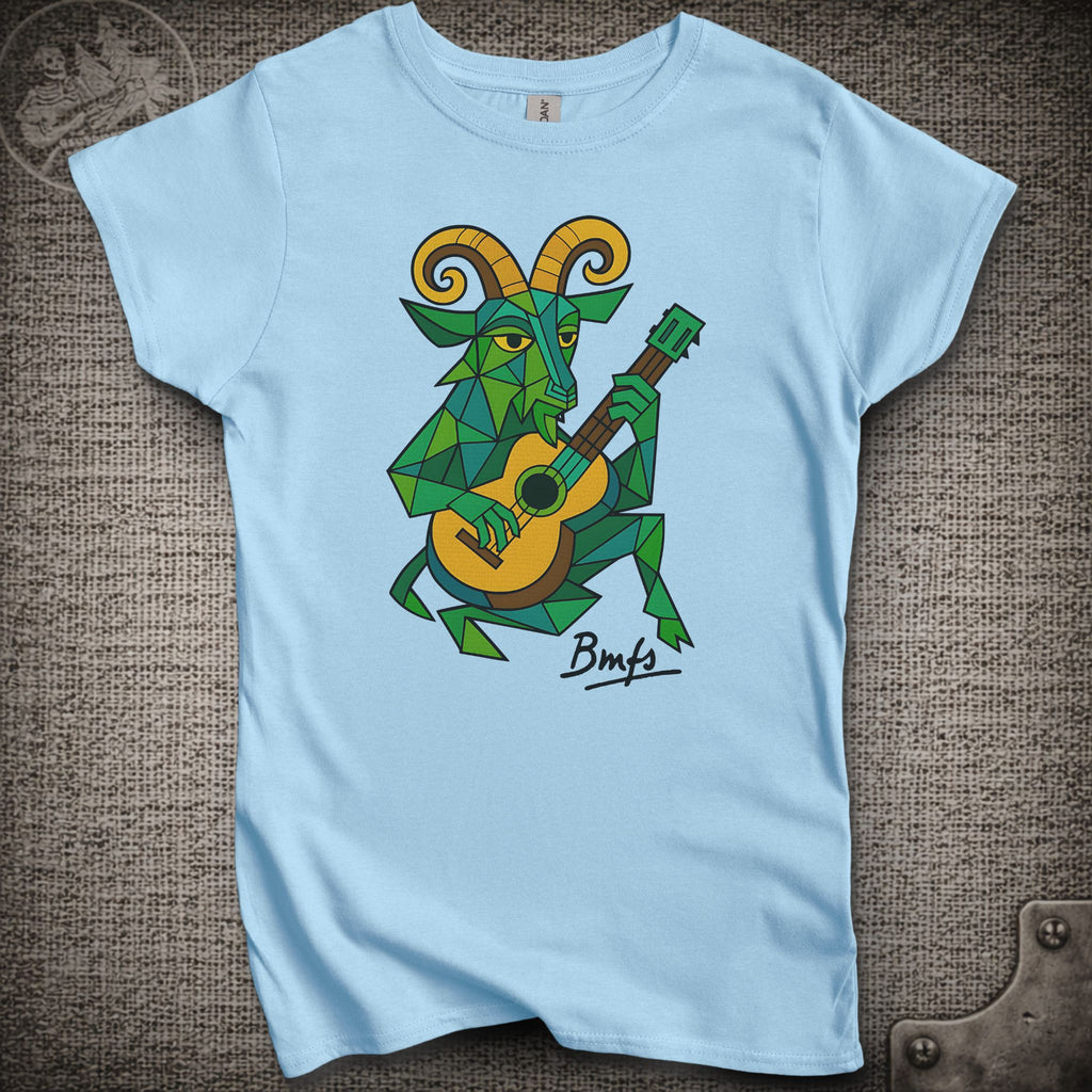 Cubist Goat with Guitar | Women's Cut Billy Strings Shakedown Lot T-Shirt