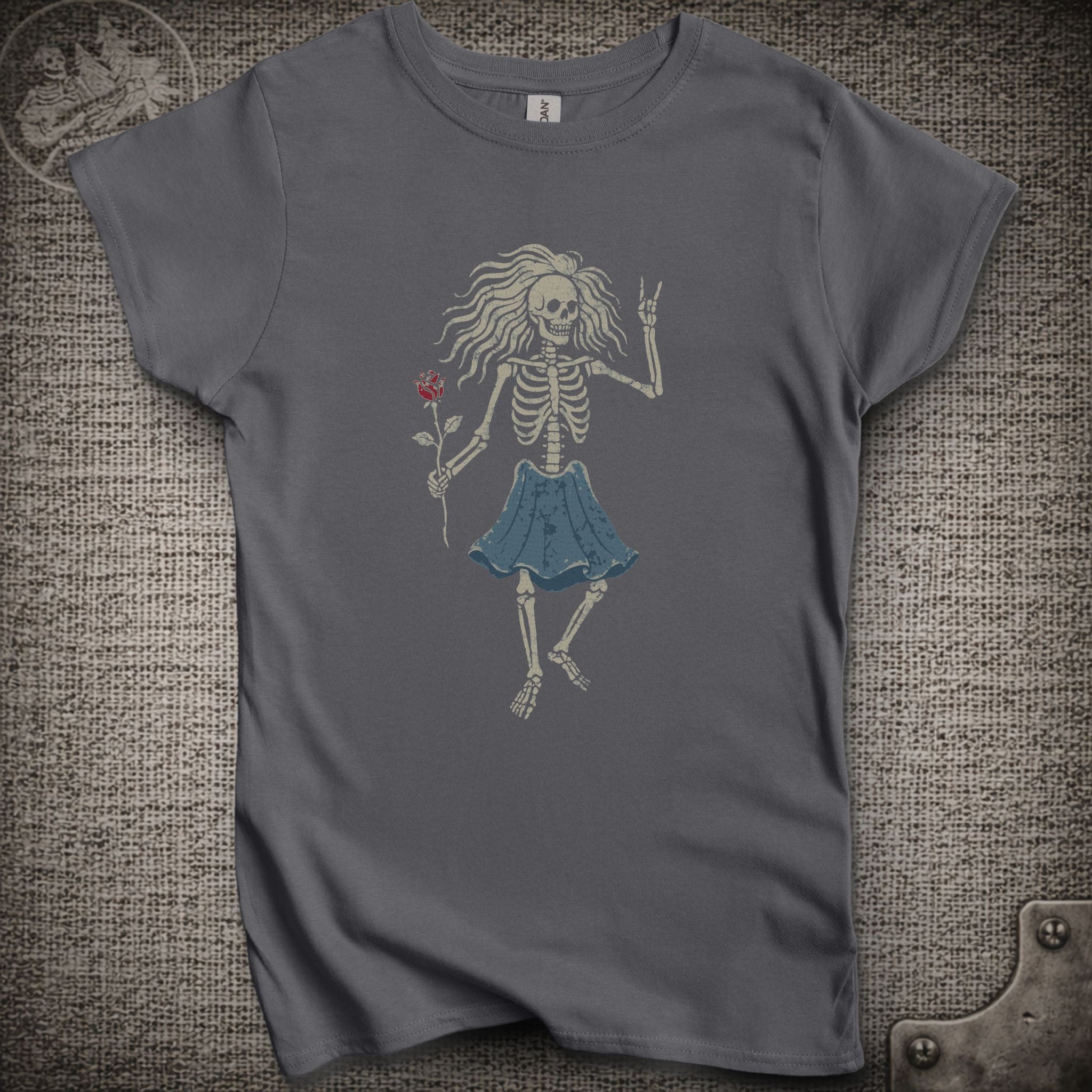 Rosebud Guitar | Women's Cut Jerry Garcia Shakedown Lot T-Shirt