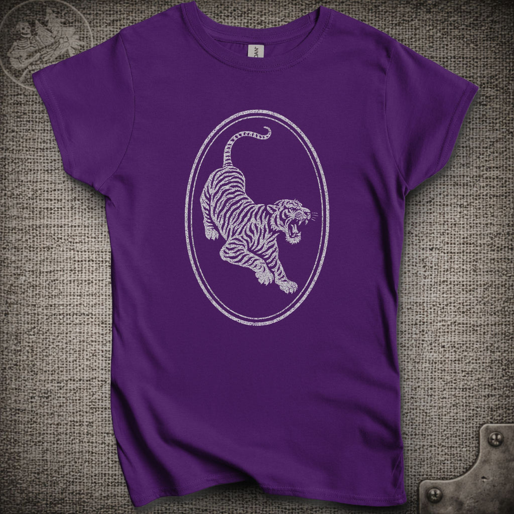 Tiger Guitar | Women's Cut Jerry Garcia Shakedown Lot T-Shirt