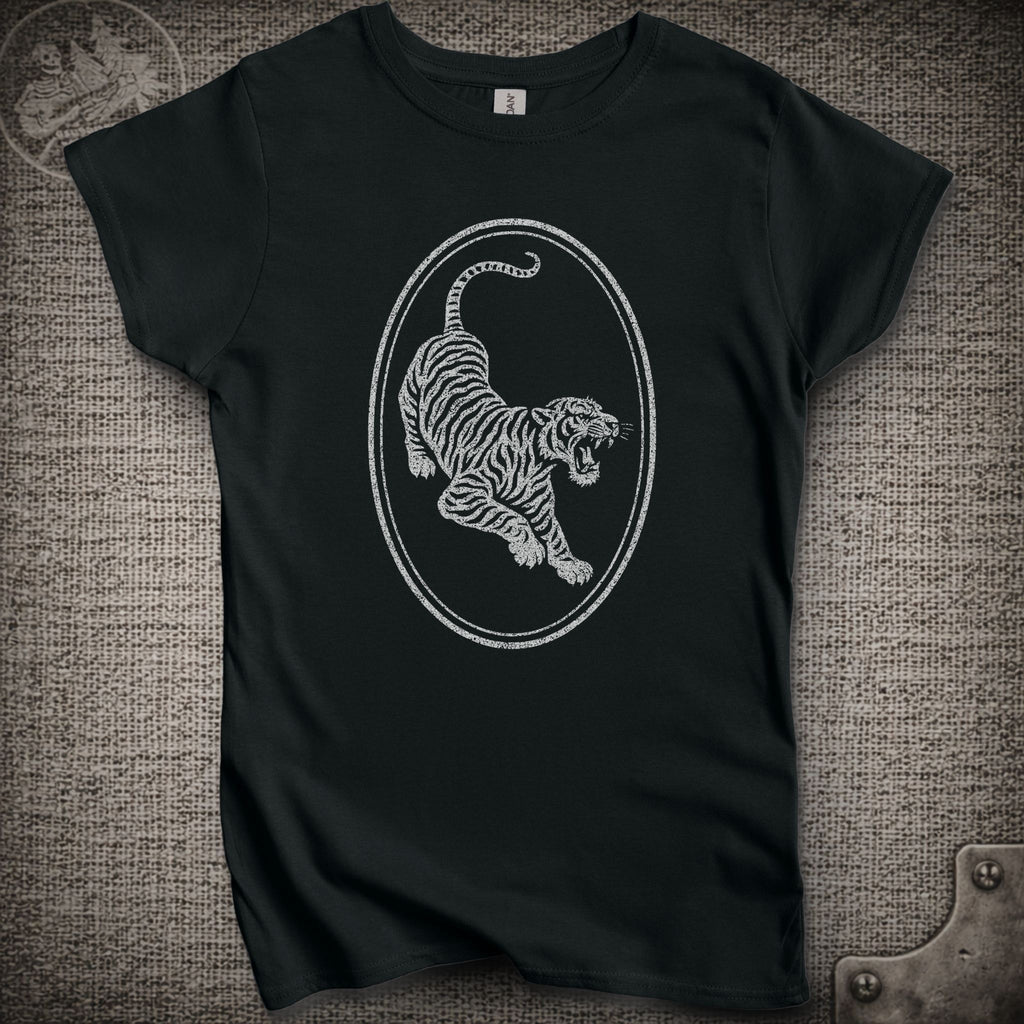Tiger Guitar | Women's Cut Jerry Garcia Shakedown Lot T-Shirt