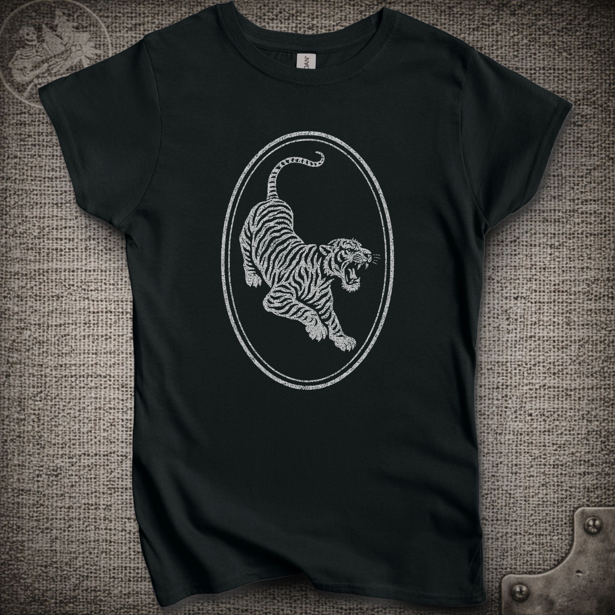 Tiger Guitar | Women's Cut Jerry Garcia Shakedown Lot T-Shirt