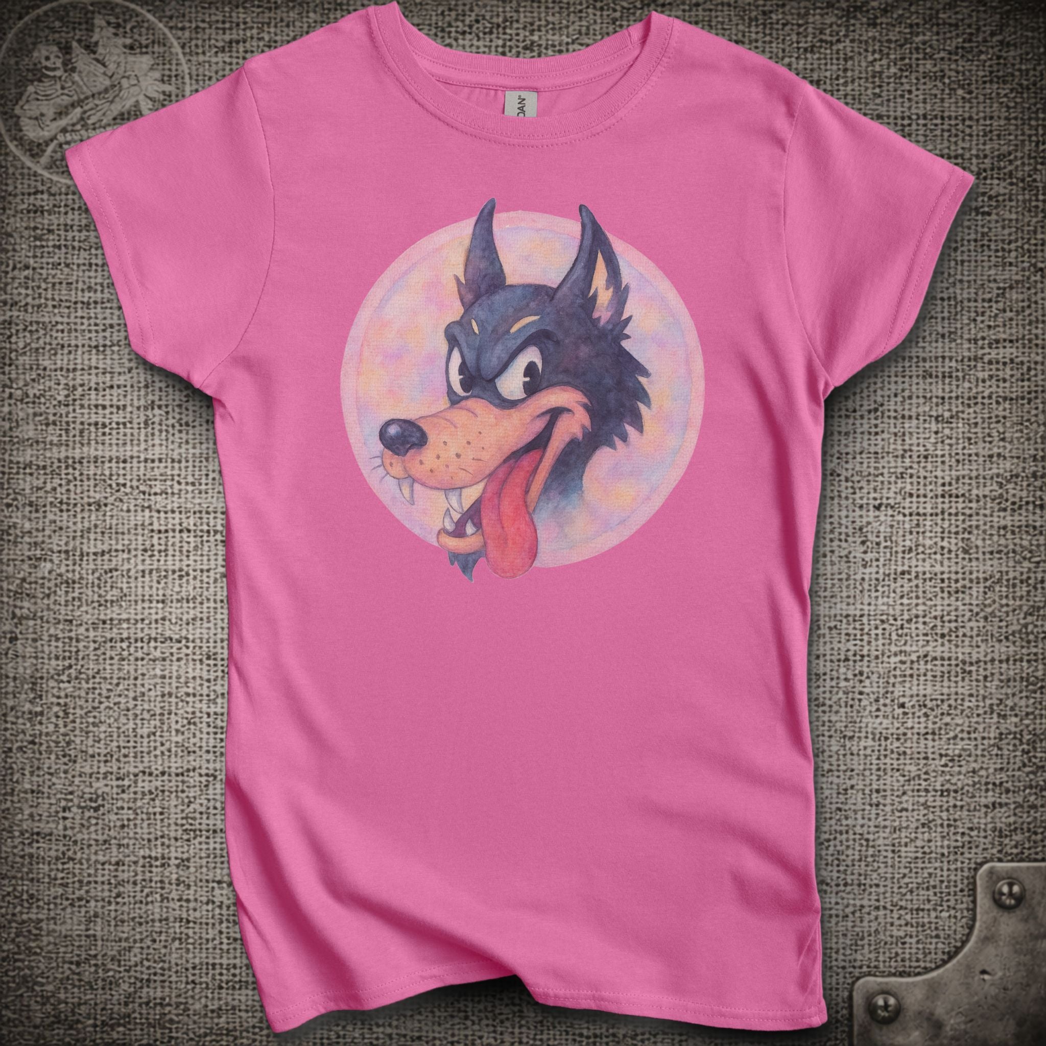 Jerry's Wolf in Pastel | Women's Cut Jerry Garcia Shakedown Lot T-Shirt