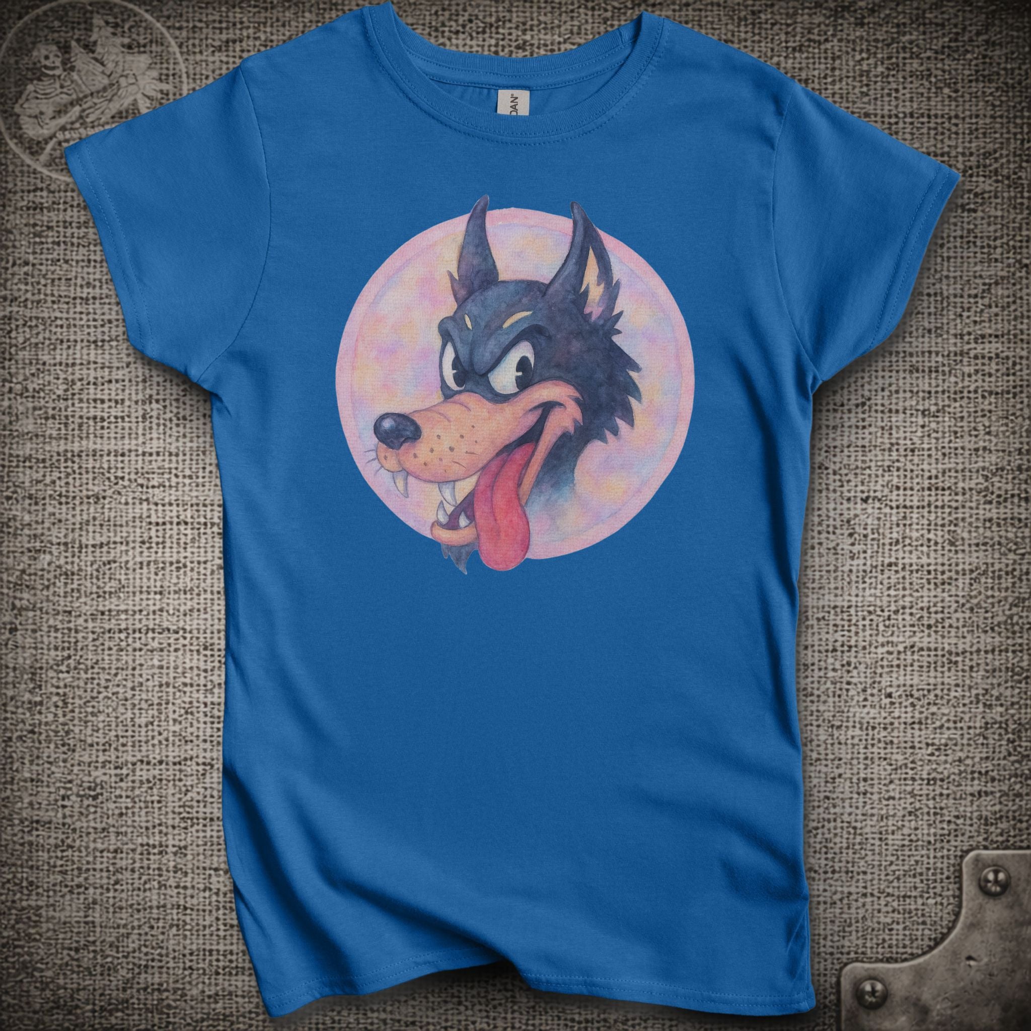 Jerry's Wolf in Pastel | Women's Cut Jerry Garcia Shakedown Lot T-Shirt