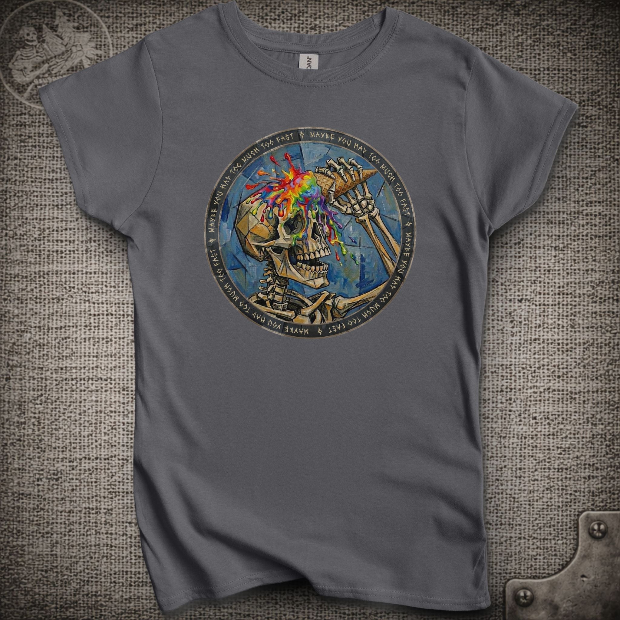 Ice Cream Skeleton | Shakedown Street | Women's Cut Grateful Dead Shakedown Lot T-Shirt
