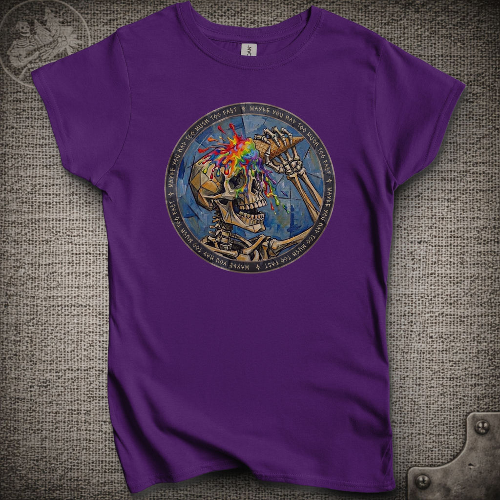 Ice Cream Skeleton | Shakedown Street | Women's Cut Grateful Dead Shakedown Lot T-Shirt