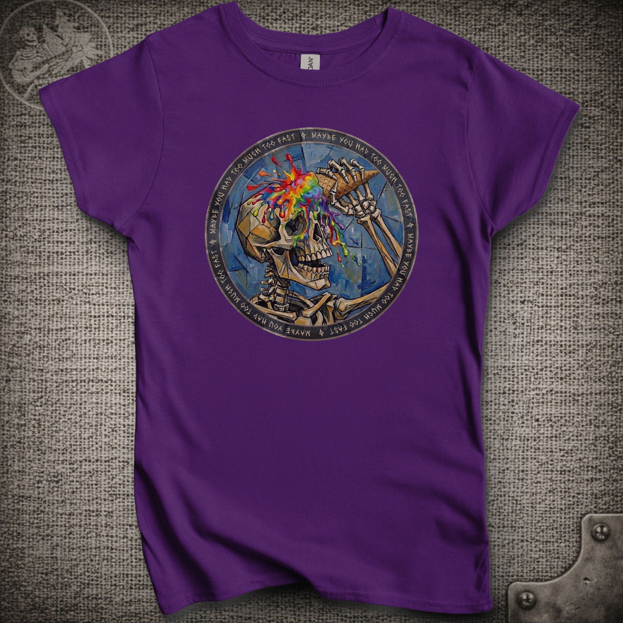 Ice Cream Skeleton | Shakedown Street | Women's Cut Grateful Dead Shakedown Lot T-Shirt