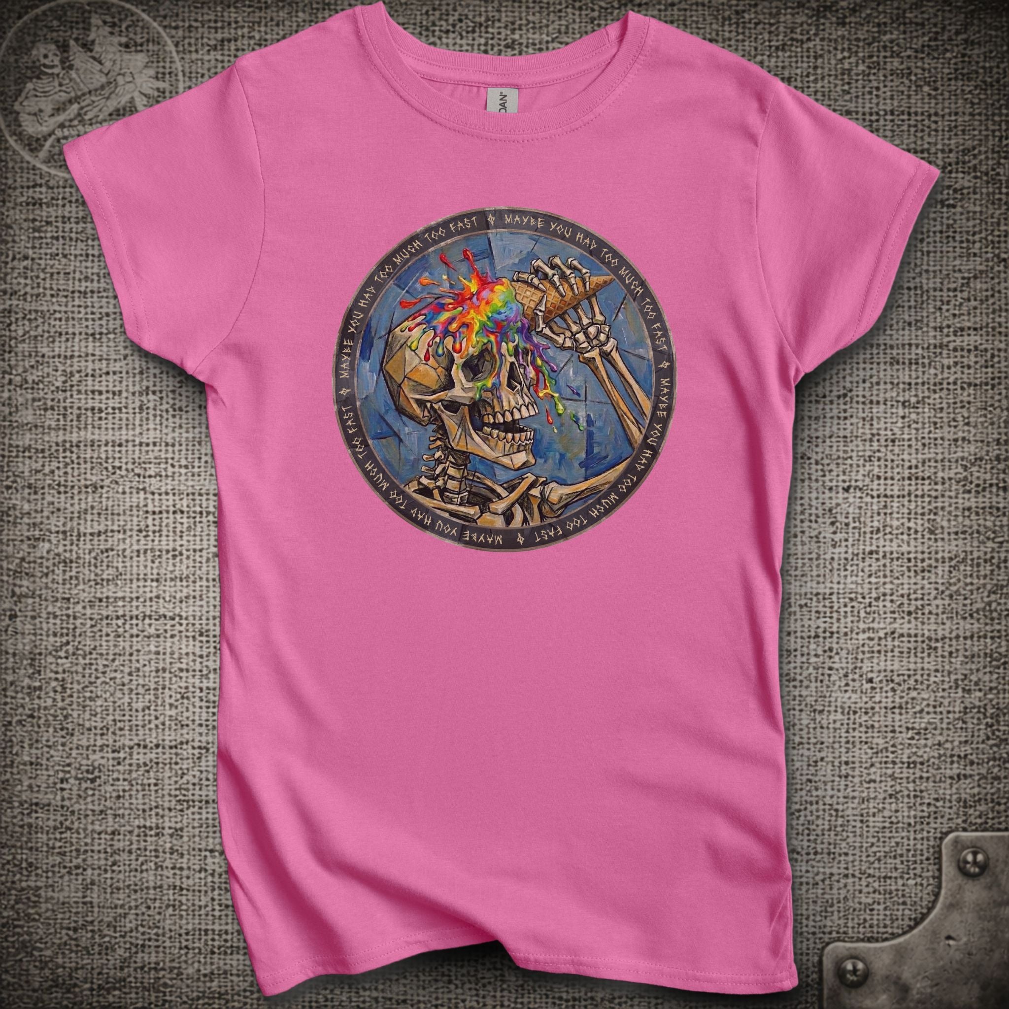Ice Cream Skeleton | Shakedown Street | Women's Cut Grateful Dead Shakedown Lot T-Shirt