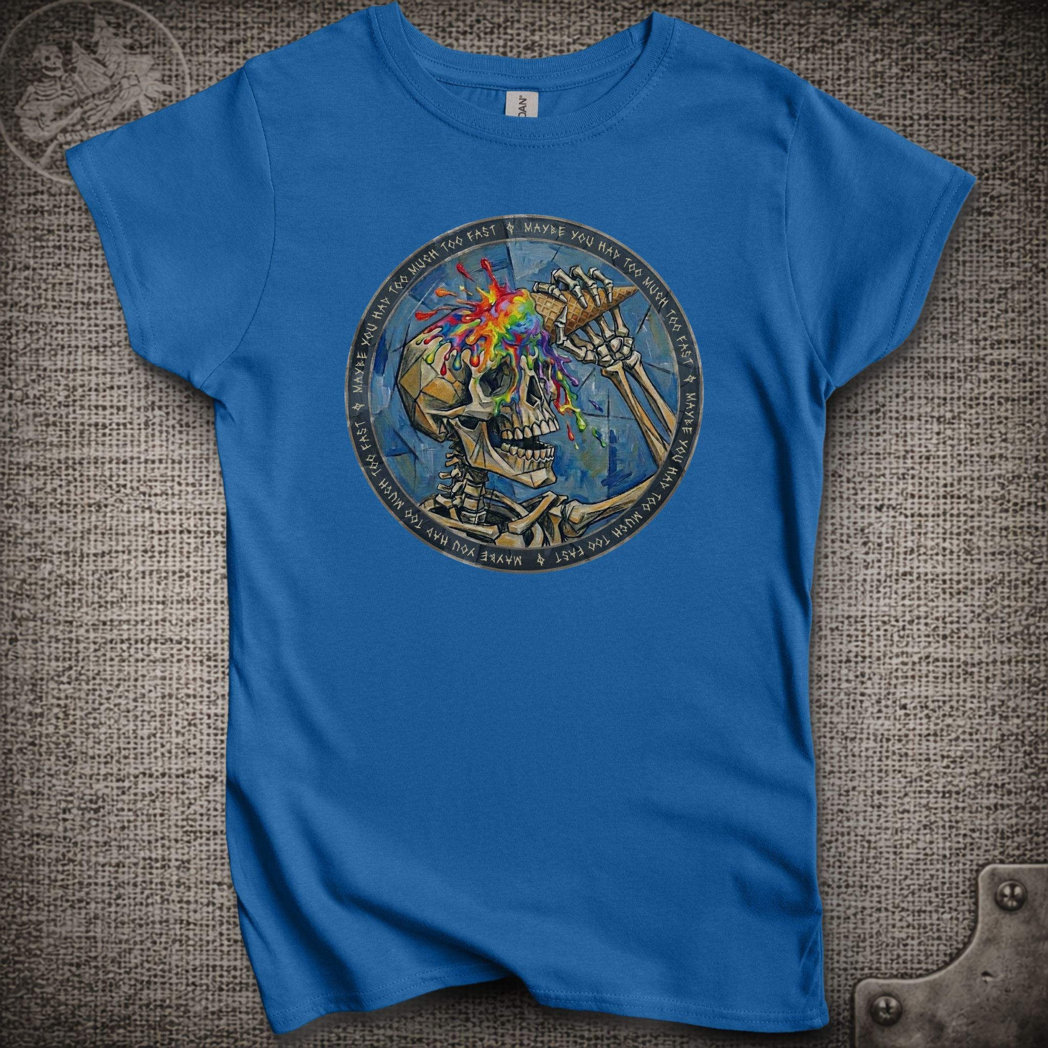 Ice Cream Skeleton | Shakedown Street | Women's Cut Grateful Dead Shakedown Lot T-Shirt