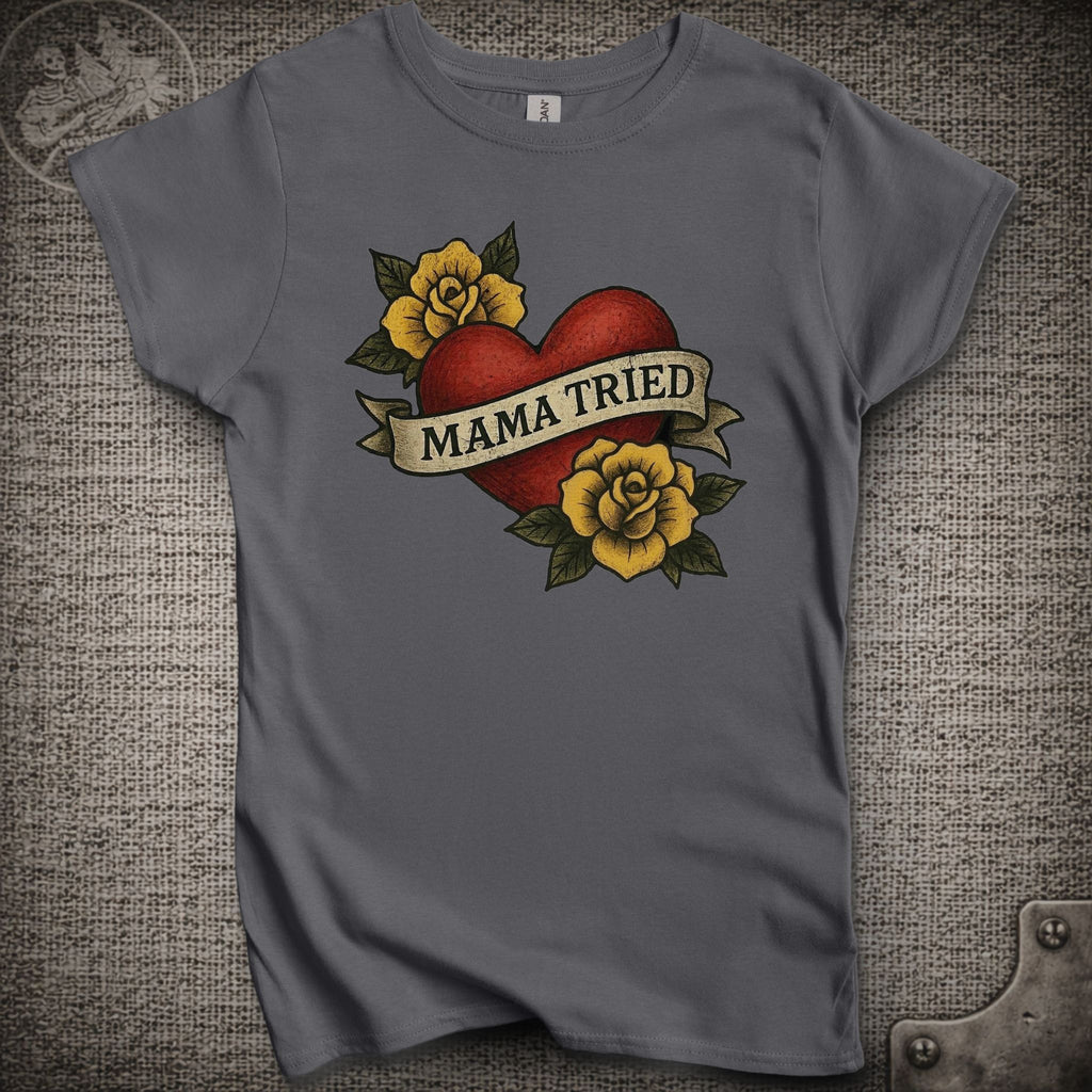 Mama Tried | Merle Haggard | Women's Cut Grateful Dead Shakedown Lot T-Shirt