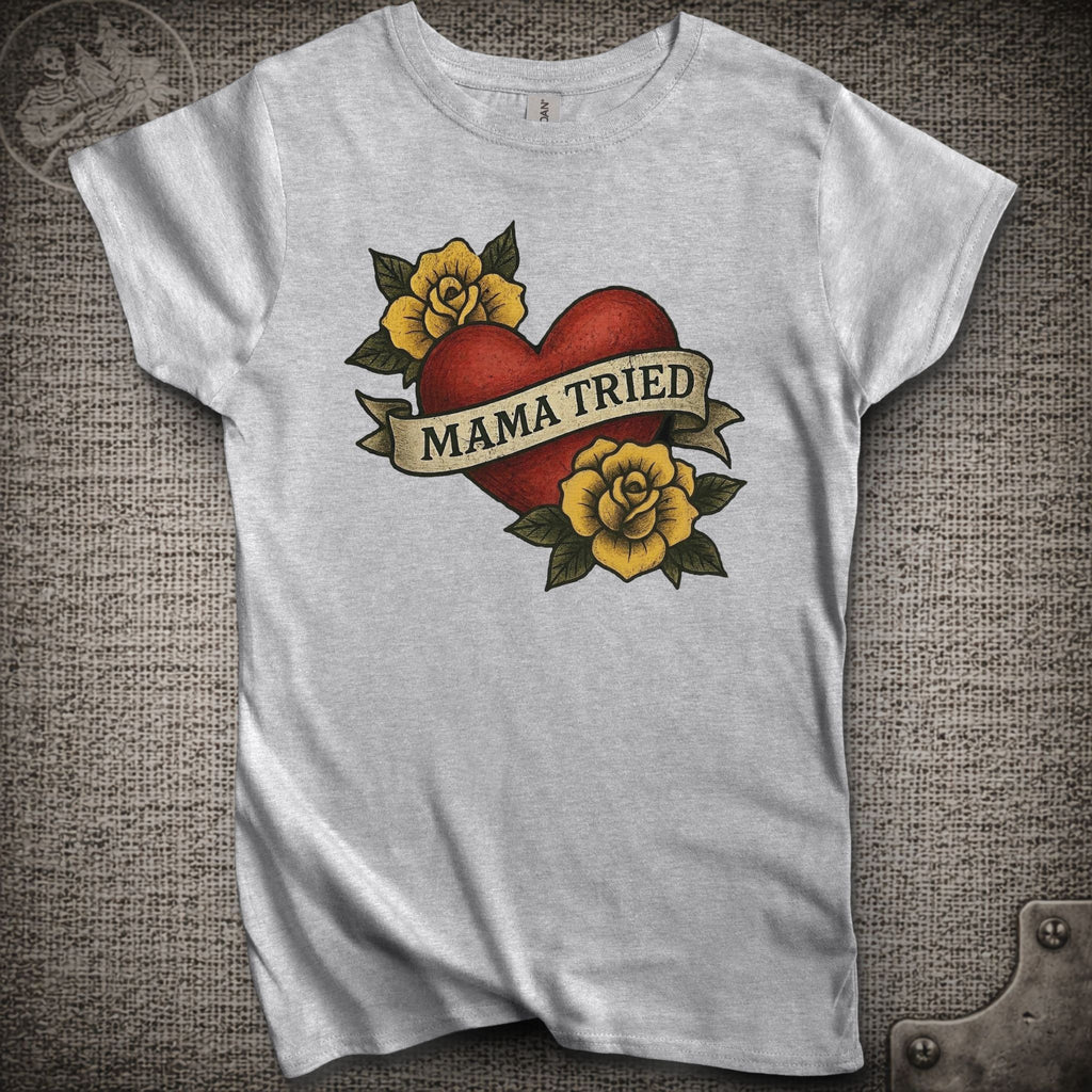 Mama Tried | Merle Haggard | Women's Cut Grateful Dead Shakedown Lot T-Shirt