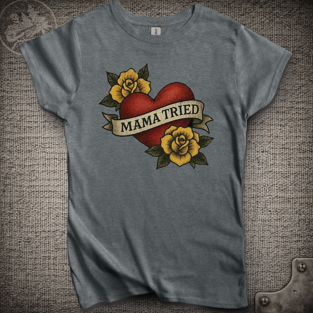 Mama Tried | Merle Haggard | Women's Cut Grateful Dead Shakedown Lot T-Shirt