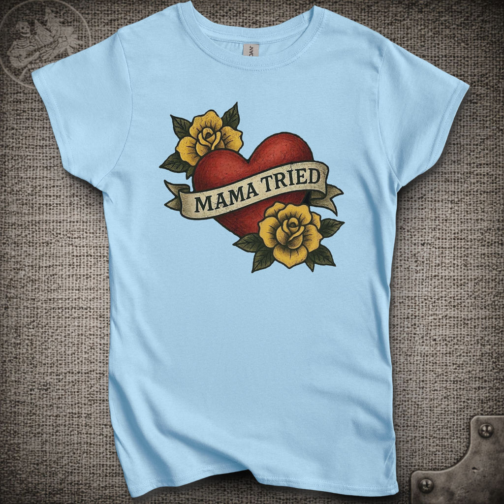 Mama Tried | Merle Haggard | Women's Cut Grateful Dead Shakedown Lot T-Shirt