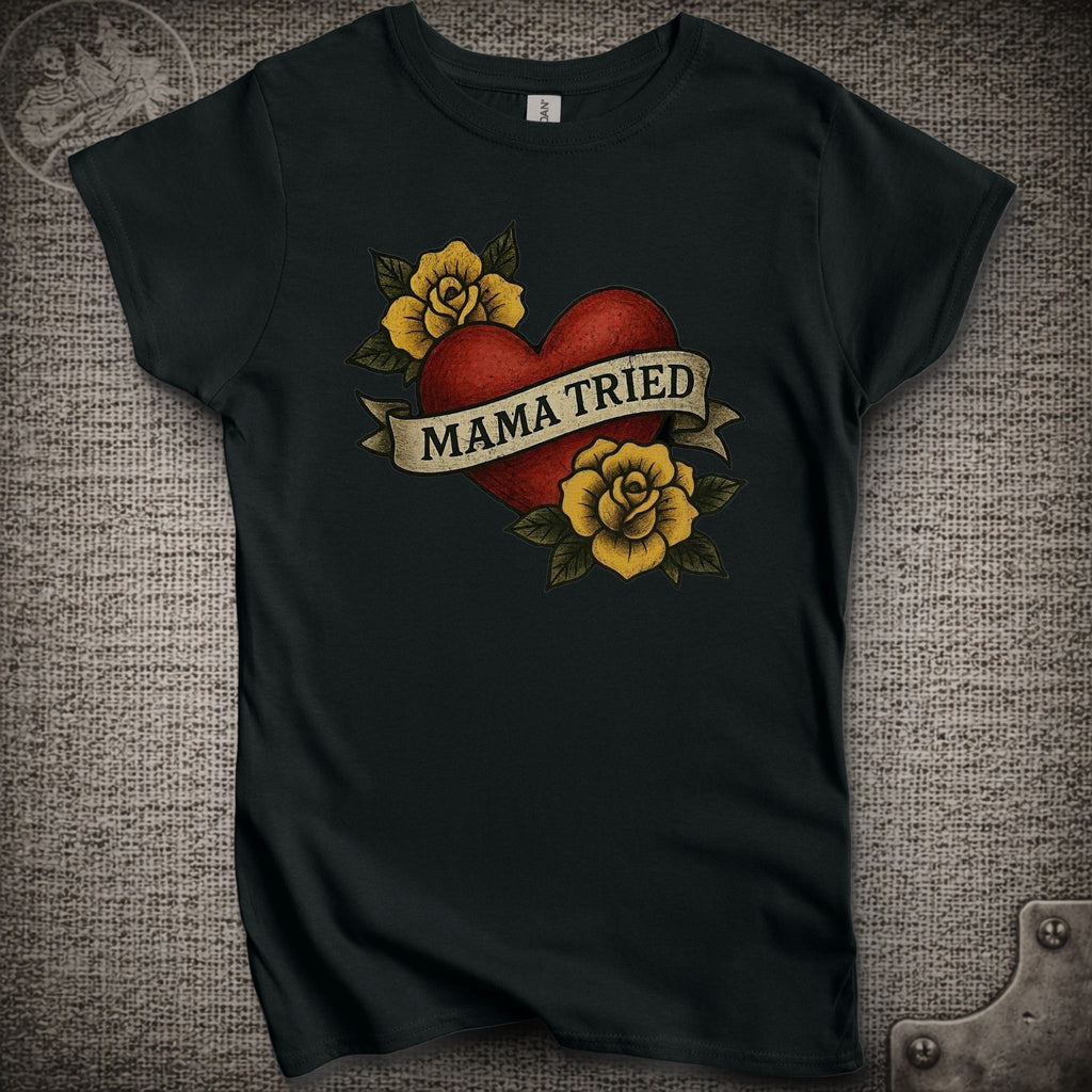 Mama Tried | Merle Haggard | Women's Cut Grateful Dead Shakedown Lot T-Shirt
