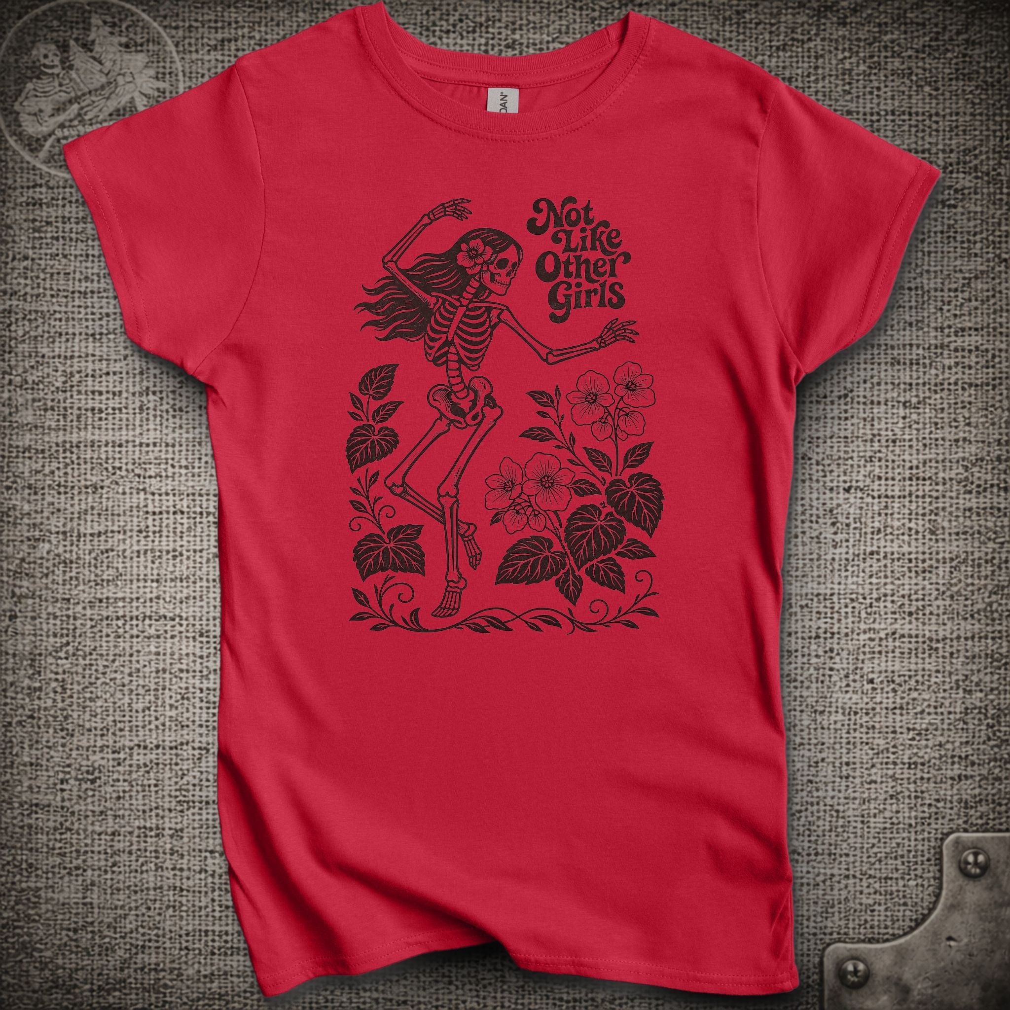 Not Like Other Girls | Scarlet Begonias | Women's Cut Grateful Dead Shakedown Lot T-Shirt