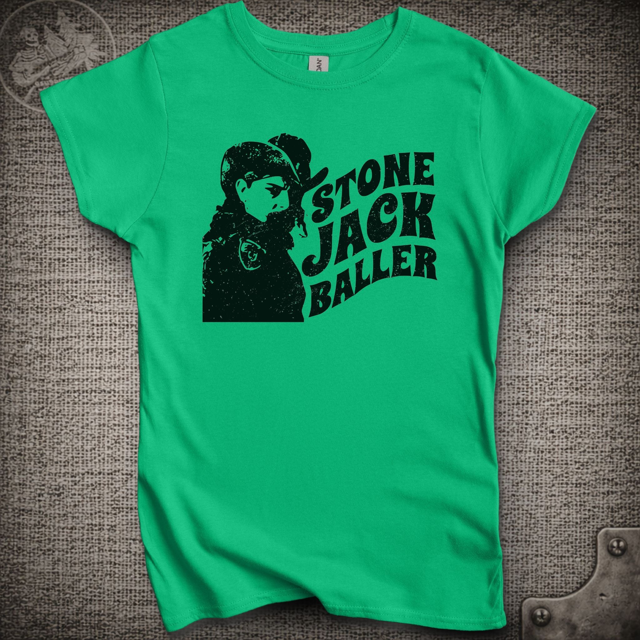 Easy Wind Pigpen | Stone Jack Baller | Women's Cut Grateful Dead Shakedown Lot T-Shirt