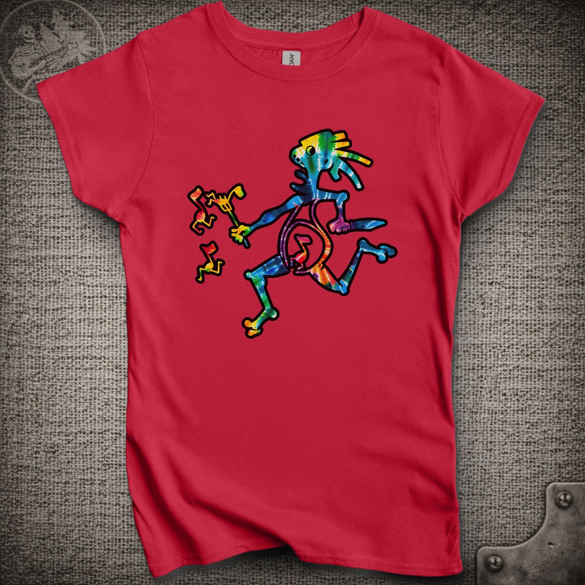 Tie-Dye Note Eater | Women's Cut Widespread Panic Shakedown Lot T-Shirt