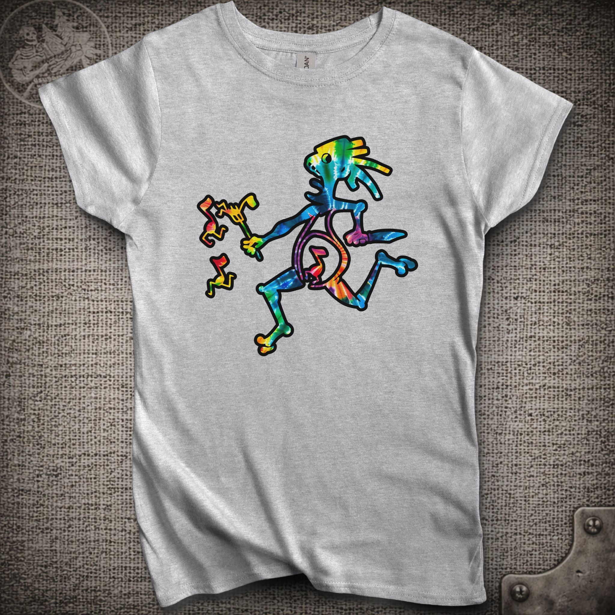 Tie-Dye Note Eater | Women's Cut Widespread Panic Shakedown Lot T-Shirt