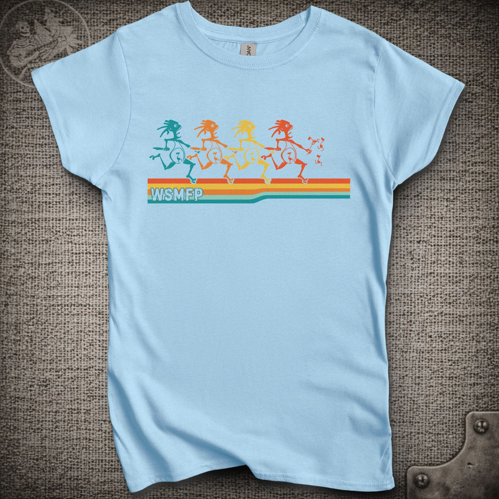 Retro Note Eaters | Women's Cut Widespread Panic Shakedown Lot T-Shirt