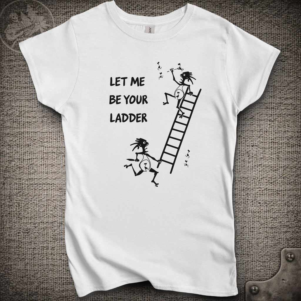 Climb to Safety | Let Me Be Your Ladder  | Women's Cut Widespread Panic Shakedown Lot T-Shirt