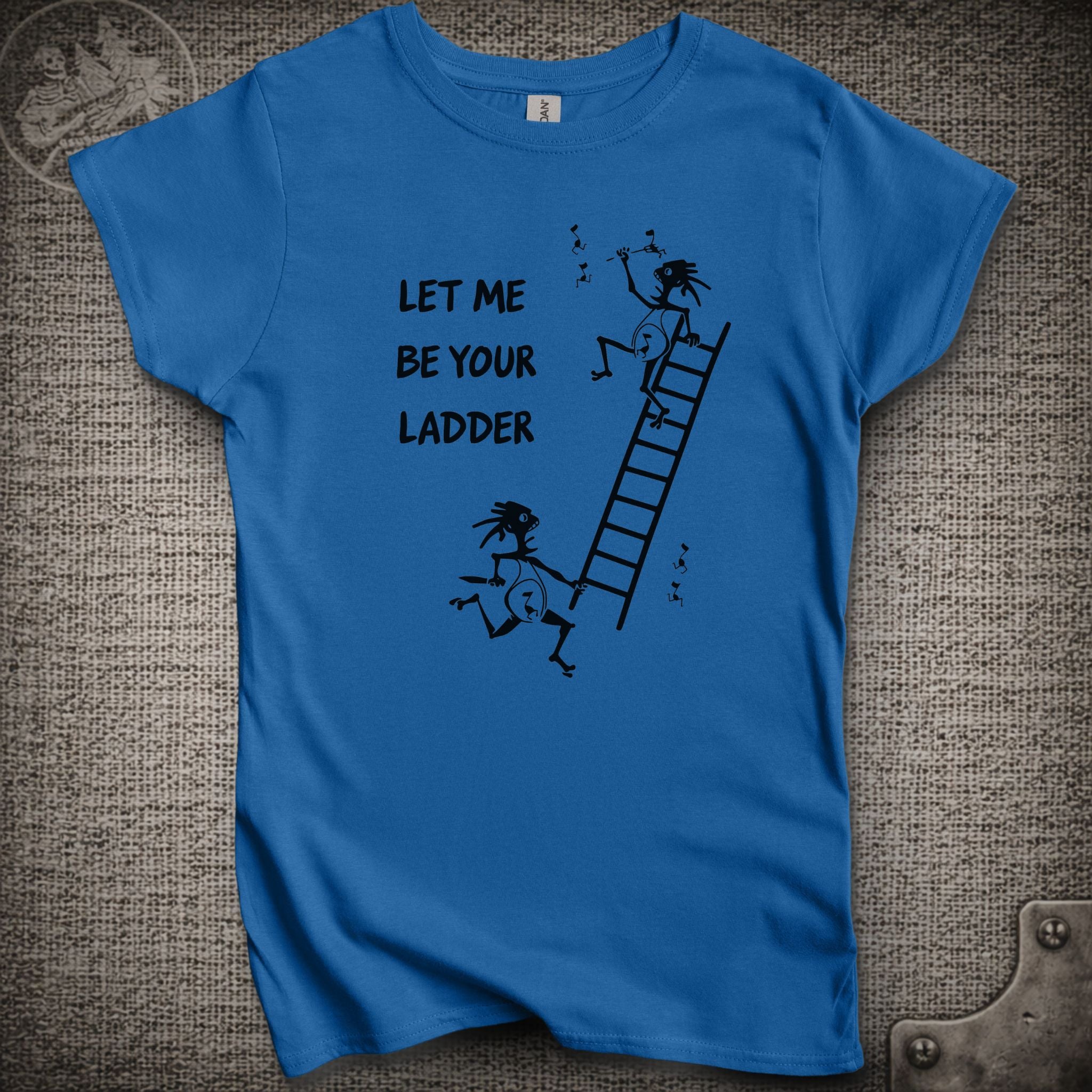Climb to Safety | Let Me Be Your Ladder  | Women's Cut Widespread Panic Shakedown Lot T-Shirt