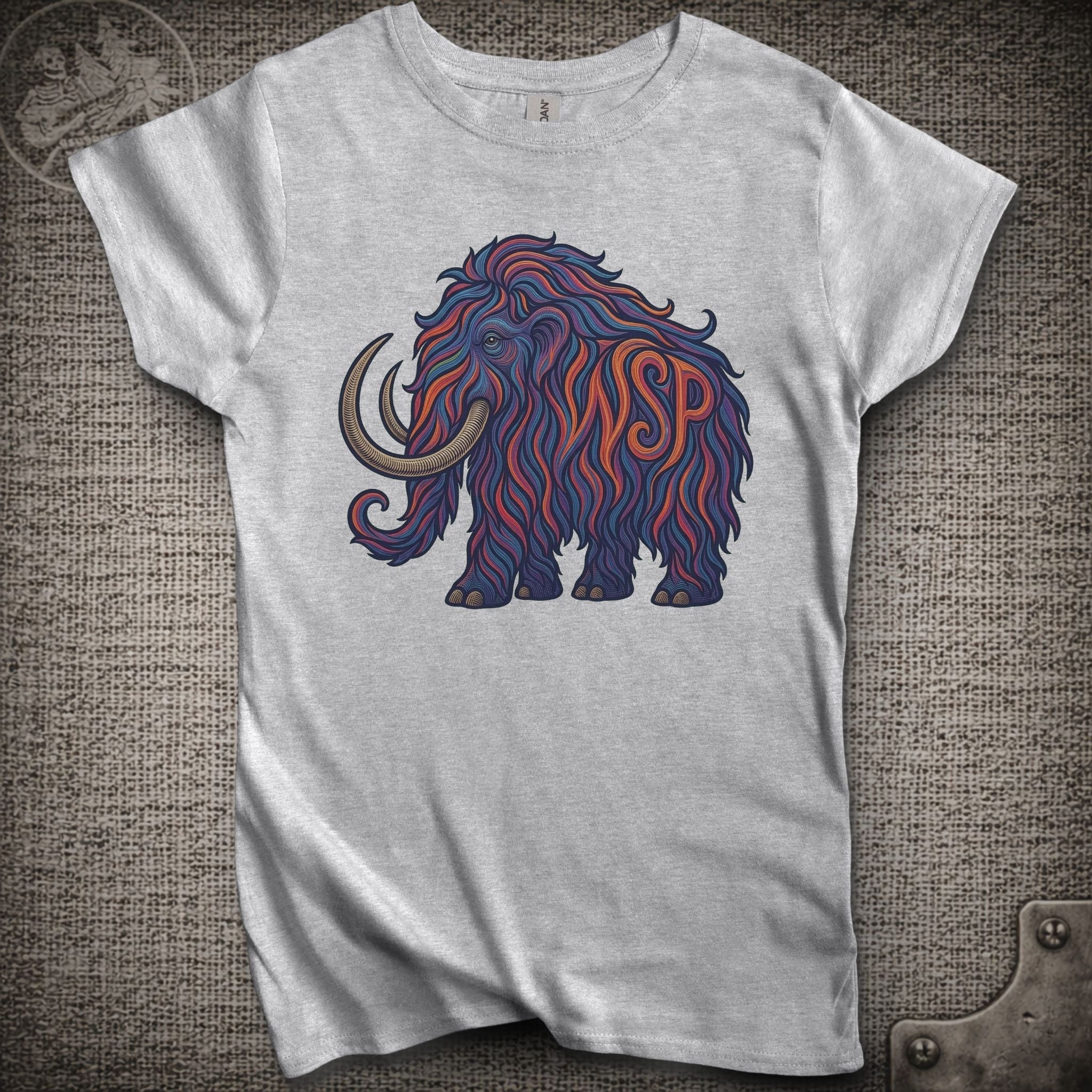 Big Wooly Mammoth | Women's Cut Widespread Panic Shakedown Lot T-Shirt