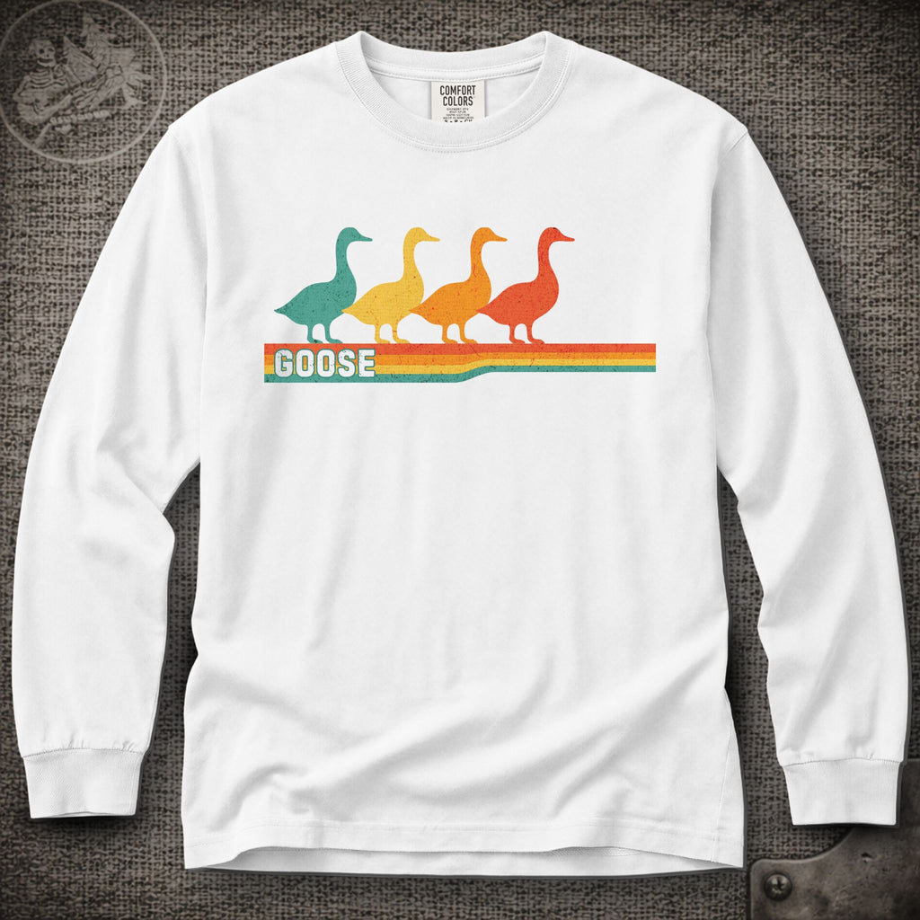 Retro Geese | Goose Shakedown Long-Sleeve T-Shirt