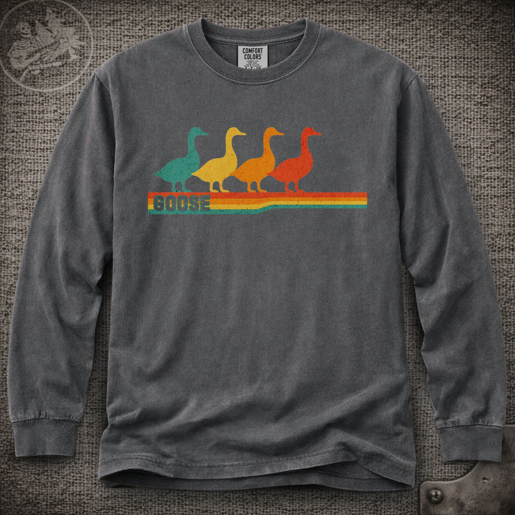 Retro Geese | Goose Shakedown Long-Sleeve T-Shirt