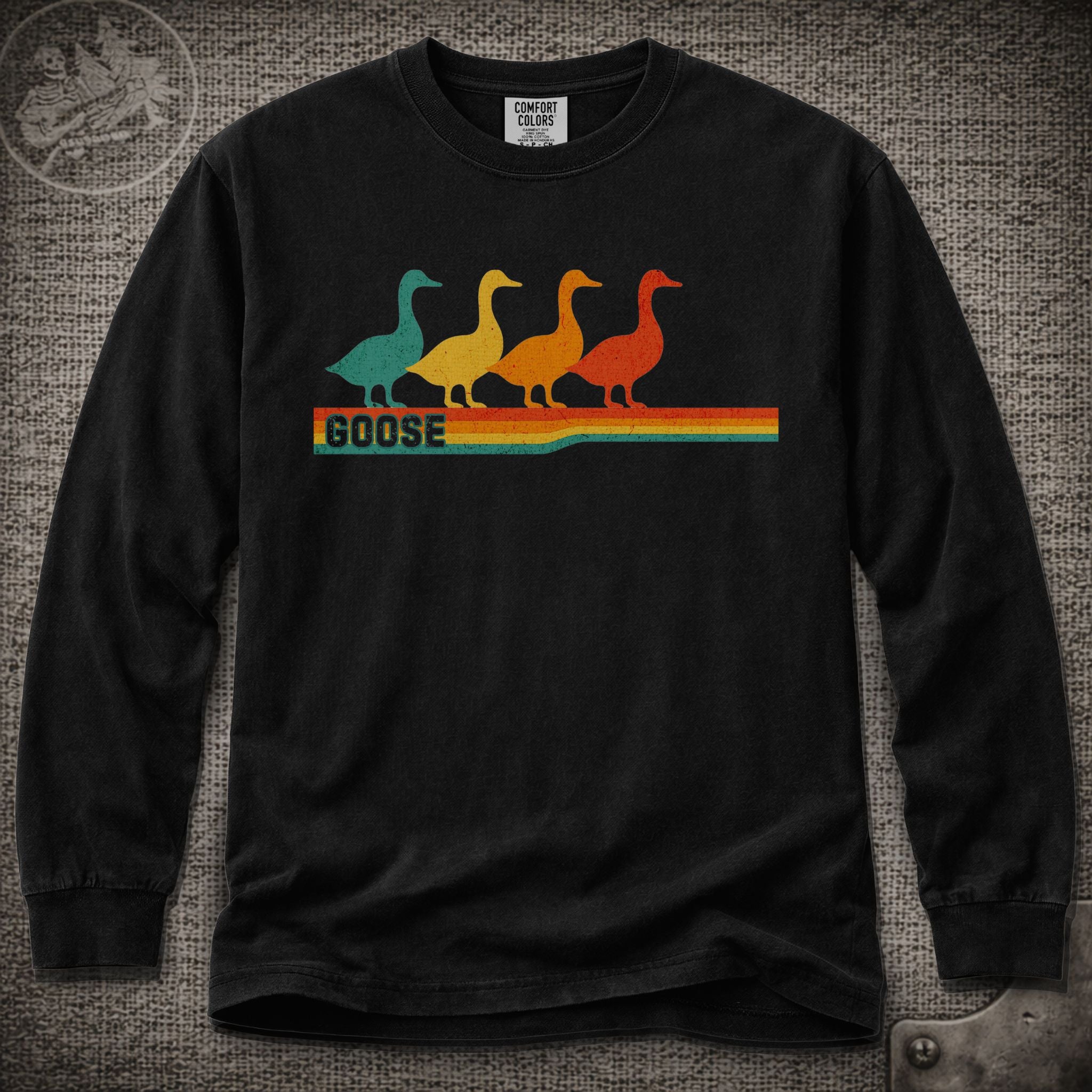 Retro Geese | Goose Shakedown Long-Sleeve T-Shirt
